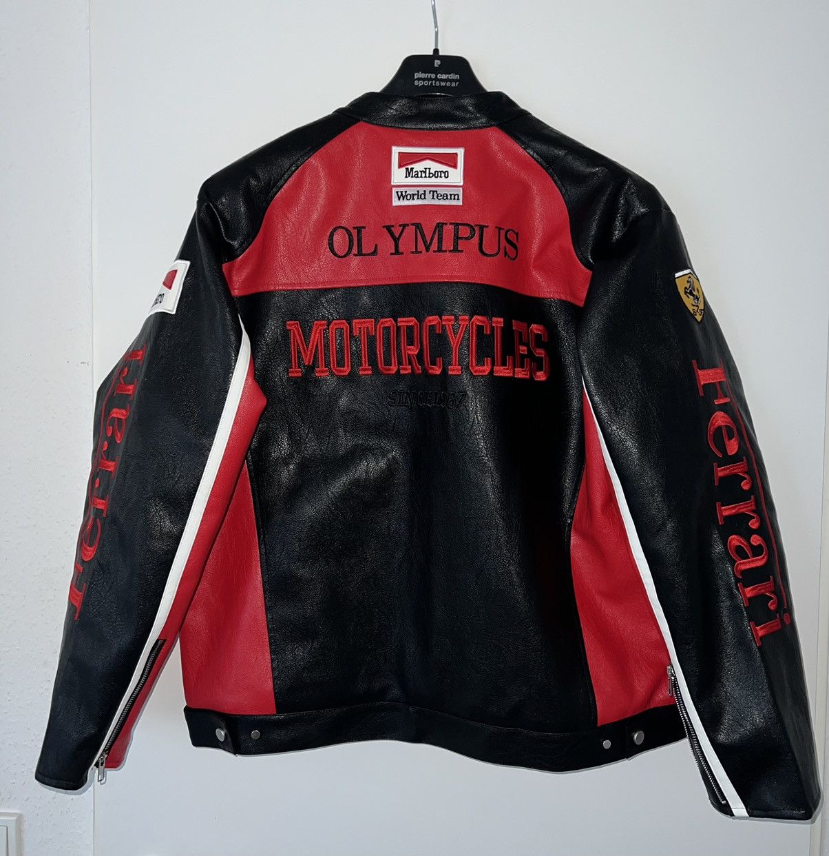 Other × Vintage Ferrari Racing leather Jacket Size US M / EU 48-50 / 2 - 3 Thumbnail
