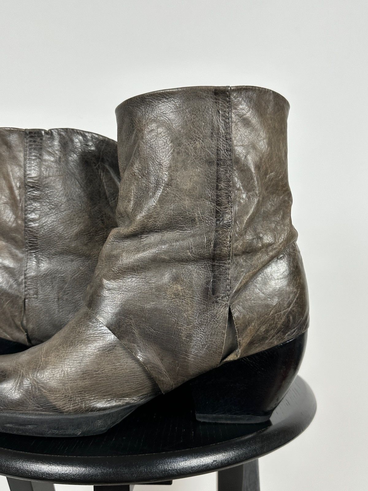 A.S.98 A.S.98. Airstep Leather Biker Ankle Boots Size US 11 / IT 41 - 16 Thumbnail