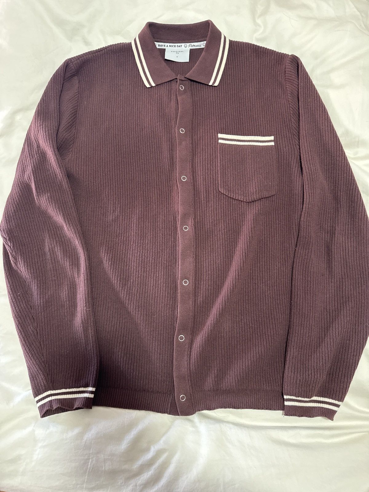 Percival Percival Snap Button Cardigan Size US M / EU 48-50 / 2 - 1 Thumbnail