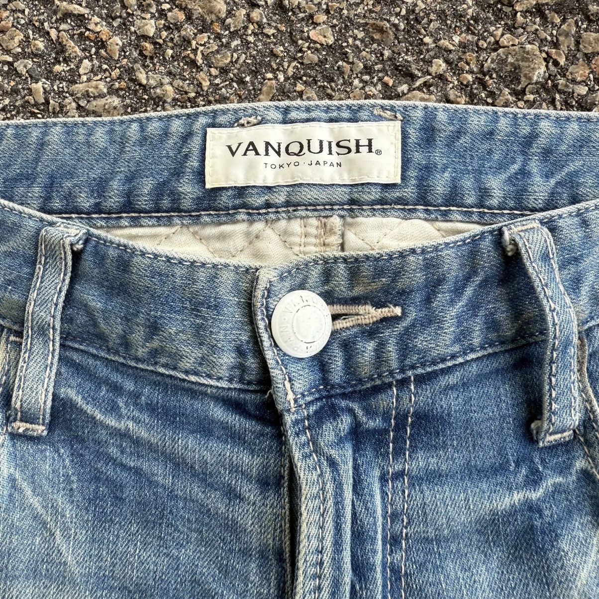 Vanquish VINTAGE VANQUISH SKINNY BIKER JEAN DENIM PANTS Size US 31 - 4 Thumbnail