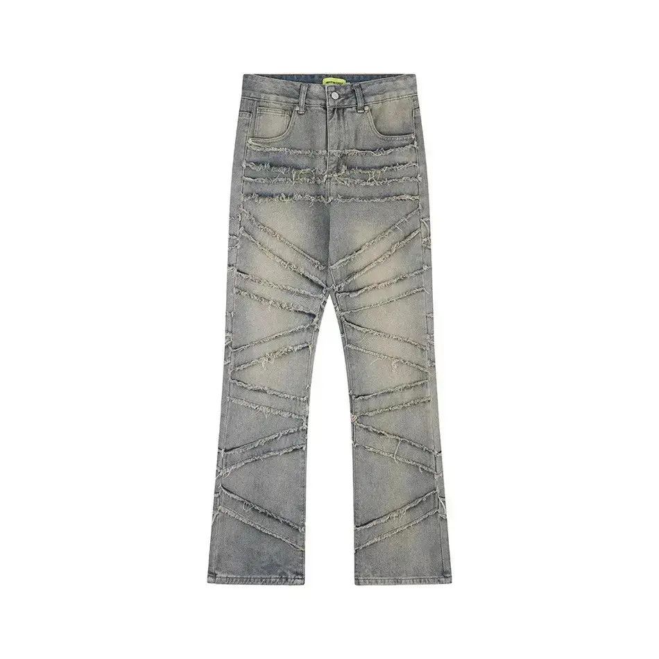 Japanese Brand Opium Embroidery Stack Denim Jeans Retro Vintage y2k Size US 30 / EU 46 - 3 Thumbnail