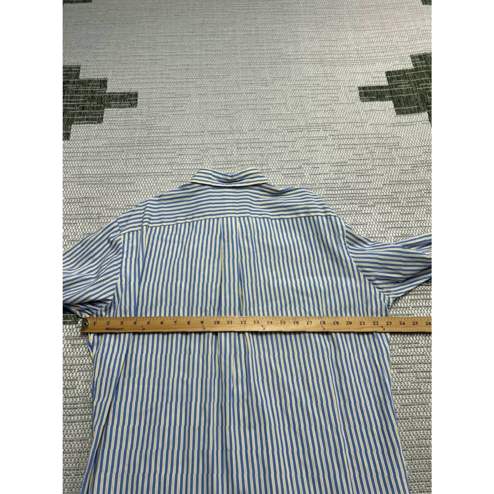 Ralph Lauren Ralph Lauren Shirt Mens Large Blue Yellow Cotton Button Up Size US L / EU 52-54 / 3 - 5 Thumbnail