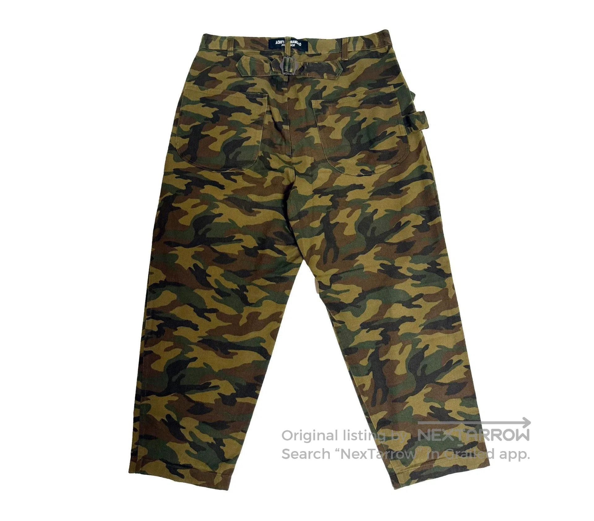 Yohji Yamamoto Green Camo Casual Pants Size 32. Size US 32 / EU 48 - 2 Thumbnail