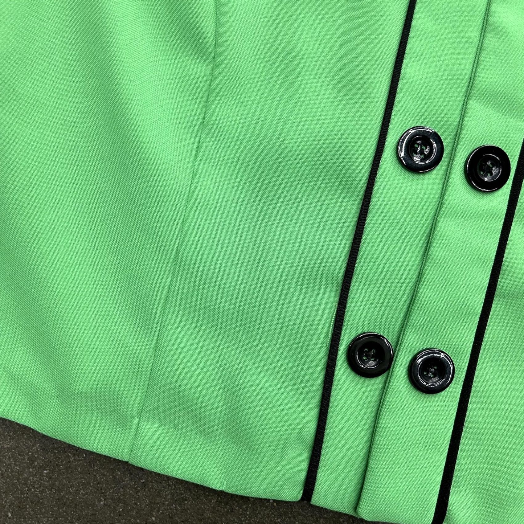 Vintage VINTAGE Anthony Richards Blouse Shirt Womens 12P Green Button Front Short Sleeve Top Size XL / US 12-14 / IT 48-50 - 2 Thumbnail