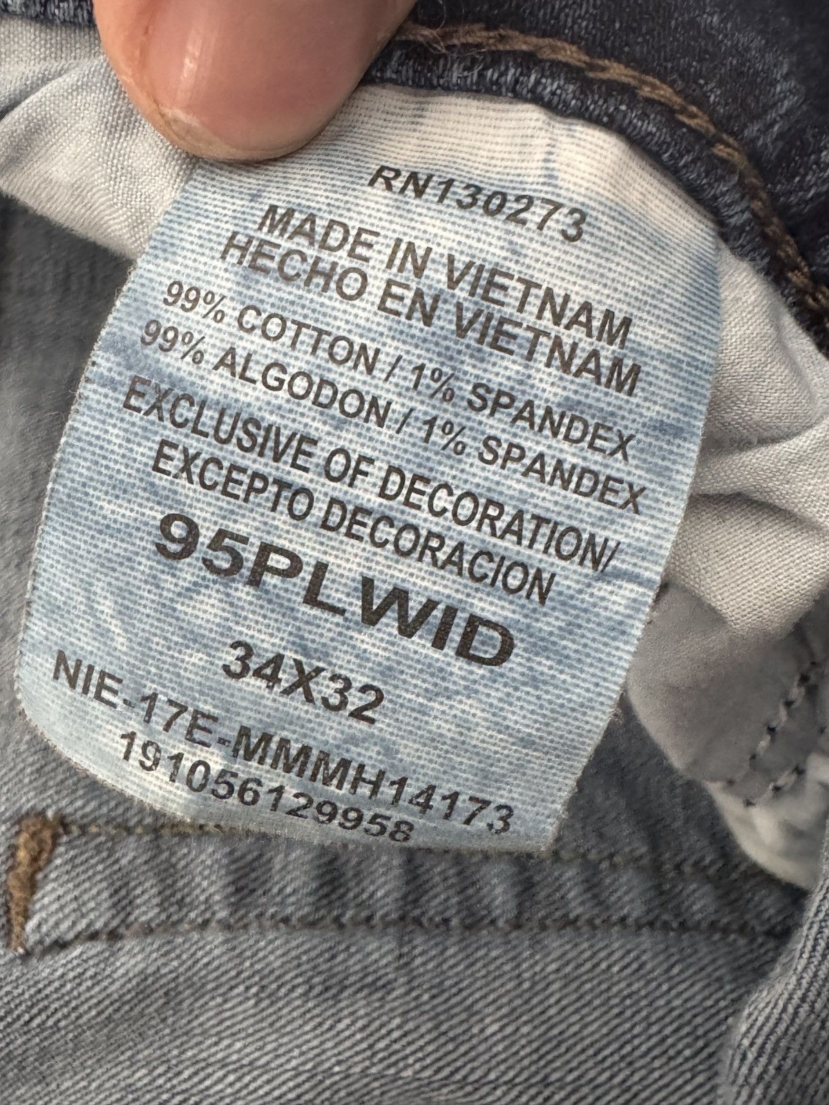 Wrangler wrangler straight fit blue jeans Size US 32 / EU 48 - 3 Thumbnail