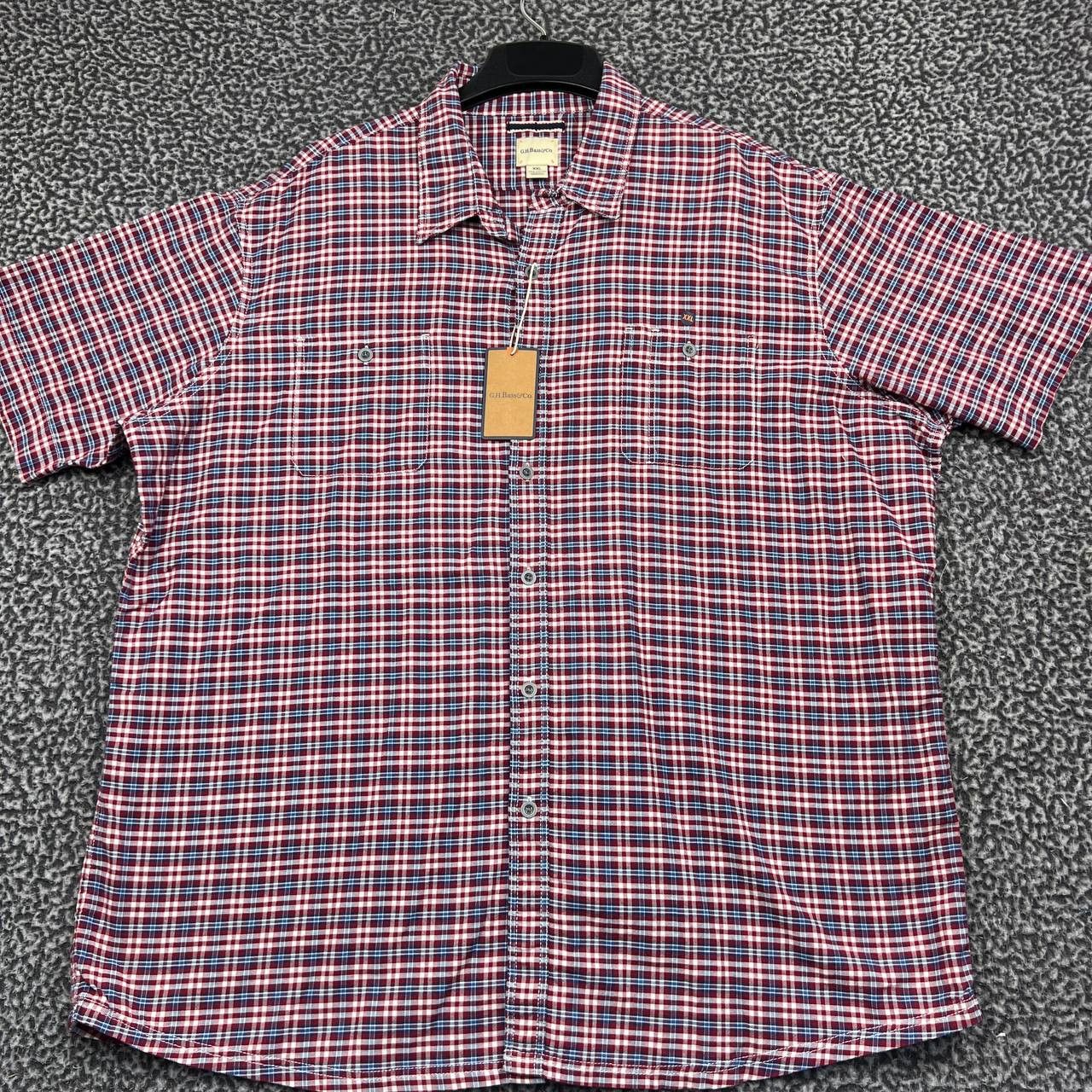 G.H. Bass & Co. G.H. Bass & Co Button Down XXL Plaid ShortSleeve Shirt New Size US XXL / EU 58 / 5 - 1 Thumbnail