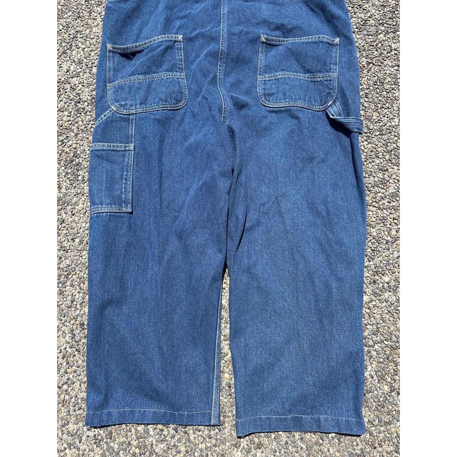 Carhartt Carhartt Loose Fit carpenter Overalls OR4672-M Blue 40x28 Size US 40 / EU 56 - 6 Thumbnail