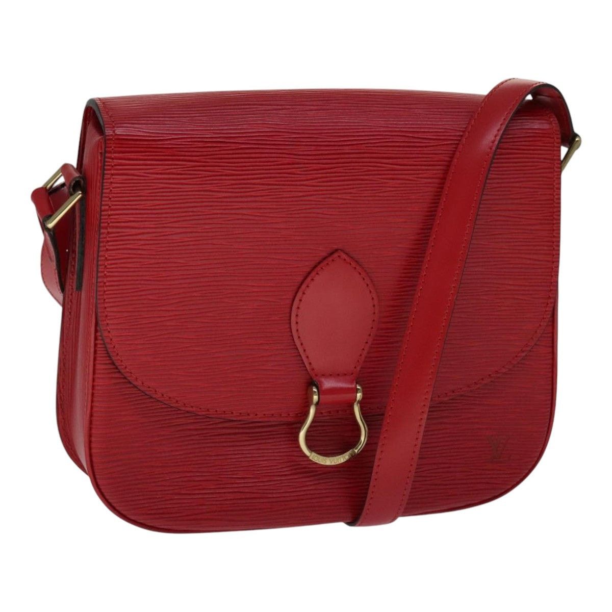 Louis Vuitton LOUIS VUITTON Epi Saint Cloud GM Shoulder Bag Red M52197 Size ONE SIZE - 1 Thumbnail