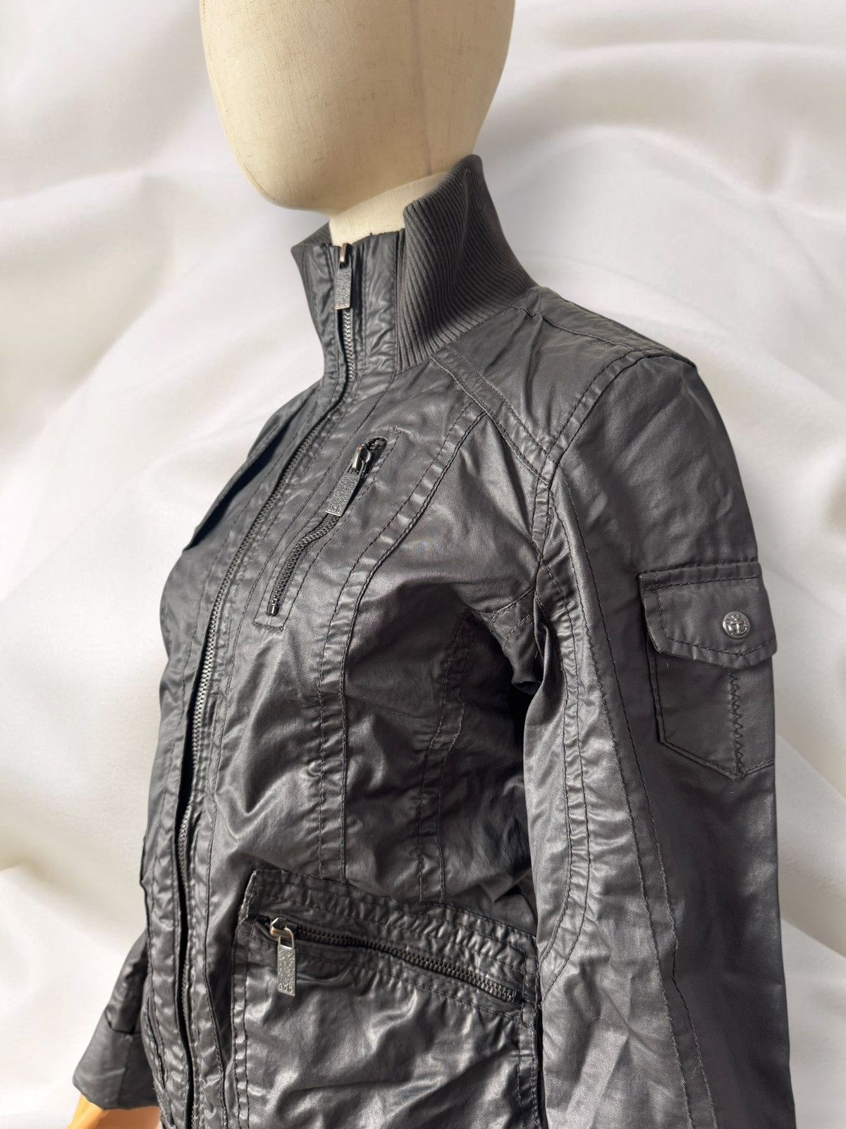 If Six Was Nine Esprit Vintage Japan Style Y2K Military Utility Jacket Size S / US 4 / IT 40 - 4 Thumbnail