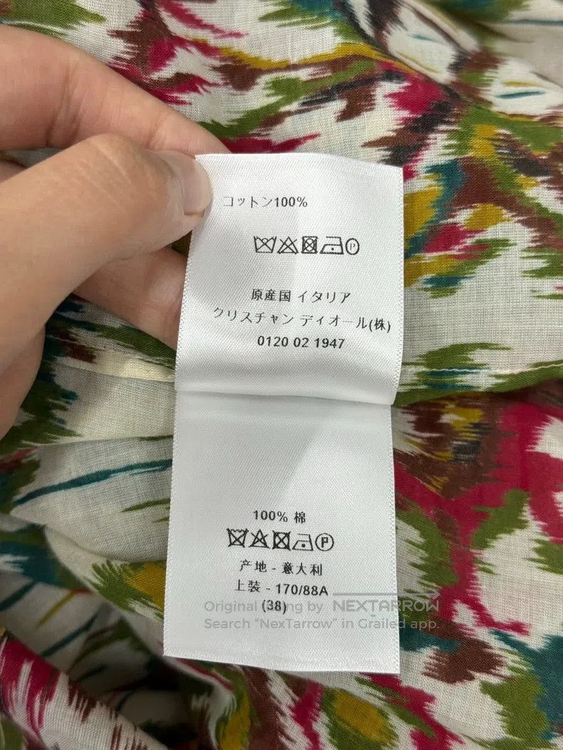 Dior Dior Long shirt with colourful print Size XS / US 0-2 / IT 36-38 - 6 Thumbnail