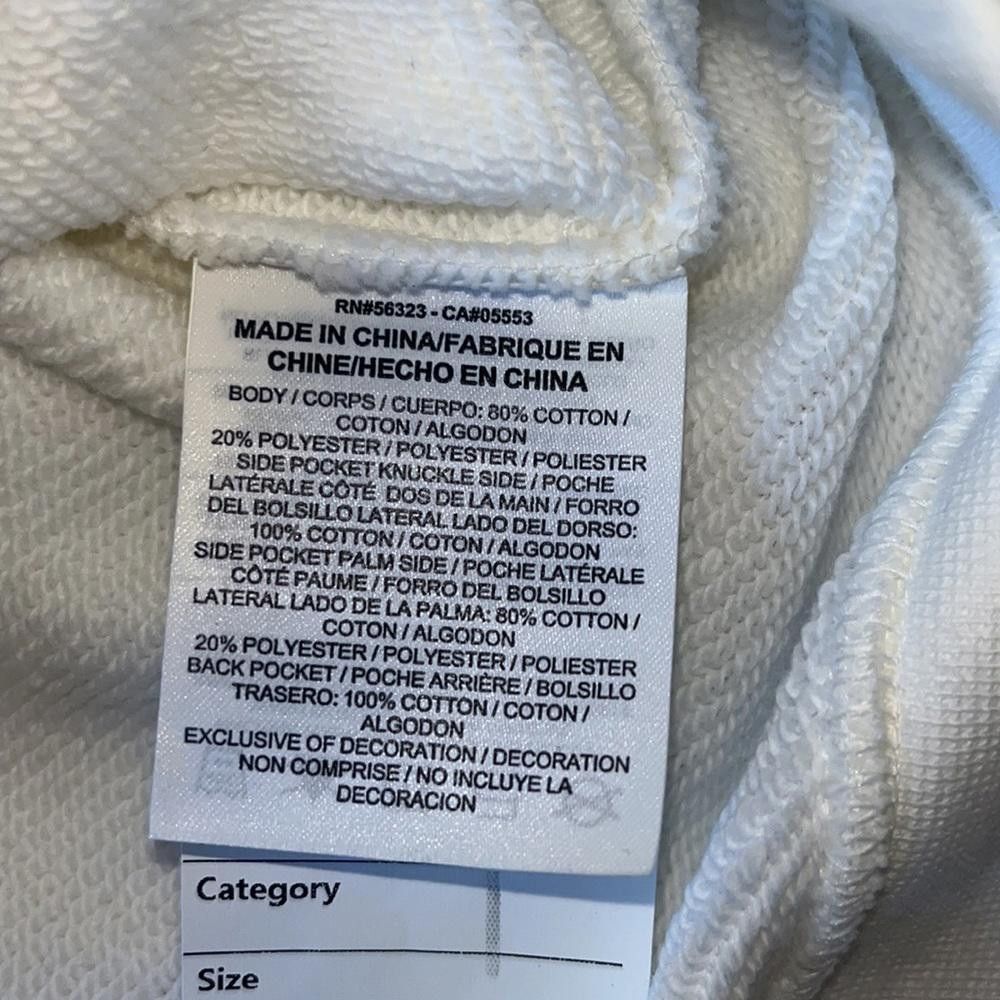 Designer Nike Air Jordan AJ 4 Legacy Pullover White Hoodie Sample Size US M / EU 48-50 / 2 - 10 Thumbnail