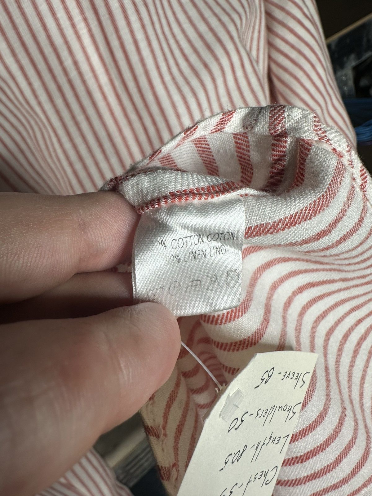 Ermenegildo Zegna Ermenegildo Zegna Striped Button Down Shirt Size XL Size US XL / EU 56 / 4 - 5 Thumbnail