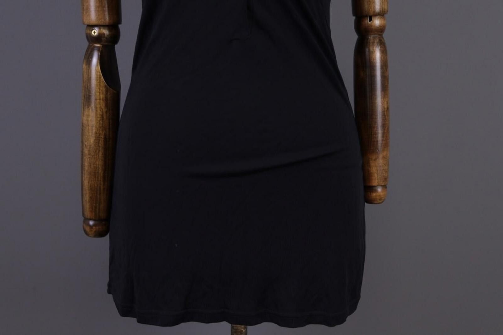 Transit Transit Par Such 131 Black Bodycon Tunic Dress Size 3 Size XL / US 12-14 / IT 48-50 - 3 Thumbnail
