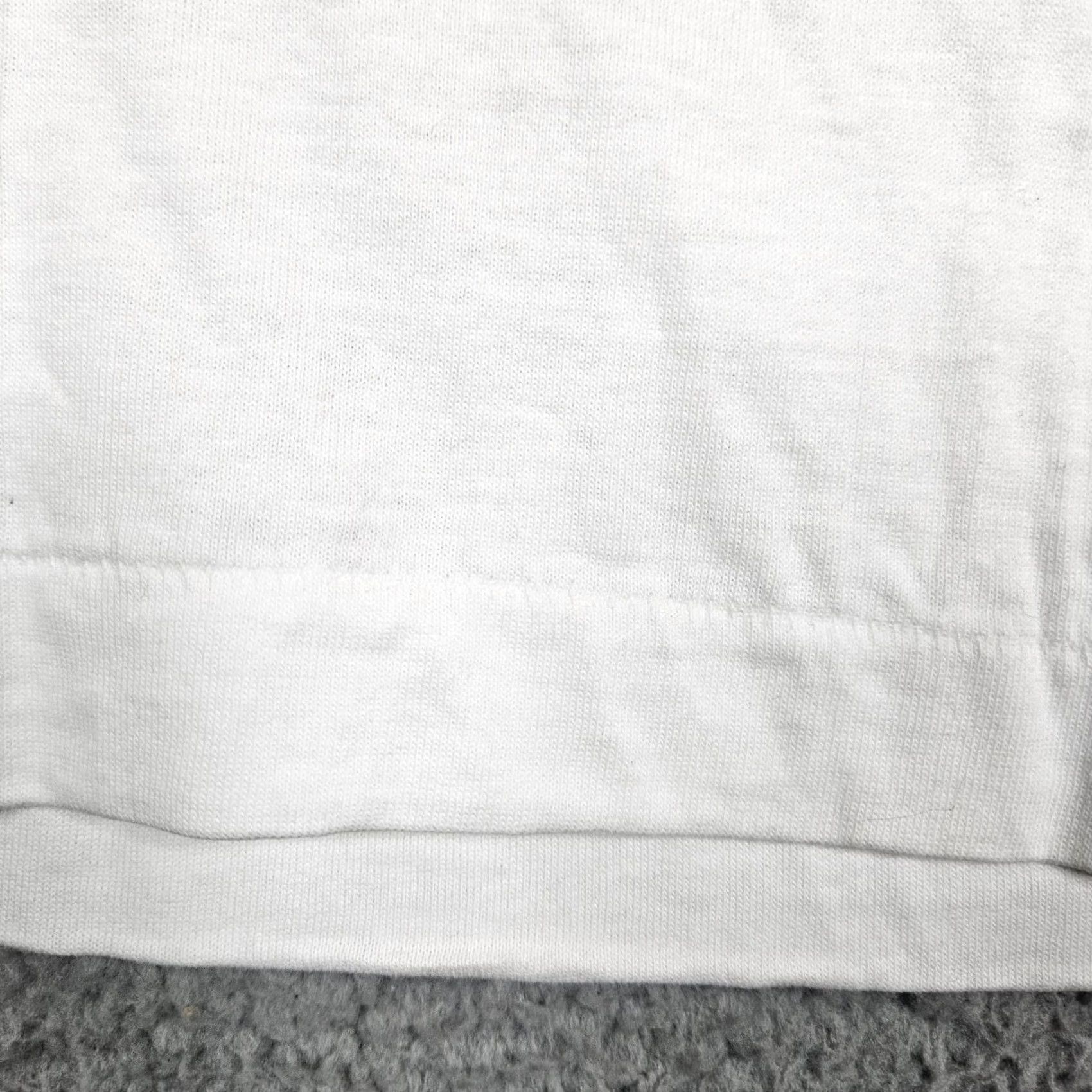 Vintage VINTAGE Jammin' with DJ! Earth Day UNISEX ADULT Short Sleeve Tee Size XL White Jersey Cotton Crew Neck T-Shirt Art All Seasons Mens Womens Boys Girls Size 40" / US 18 - 4 Thumbnail