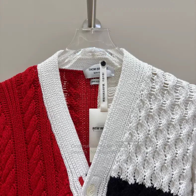 Thom Browne Thom Browne Classic Color Blocked Cardigan Size US S / EU 44-46 / 1 - 3 Thumbnail