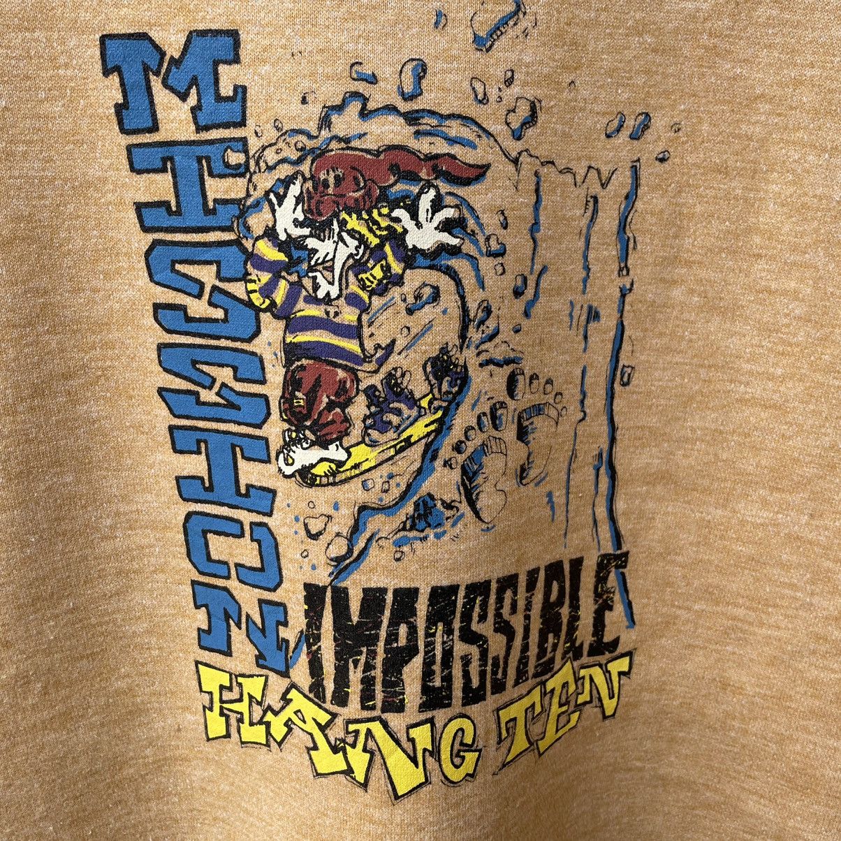 Hang Ten 🔥Vintage 90s Hang Ten Mission Impossible Surf Sweatshirts Size US M / EU 48-50 / 2 - 6 Thumbnail