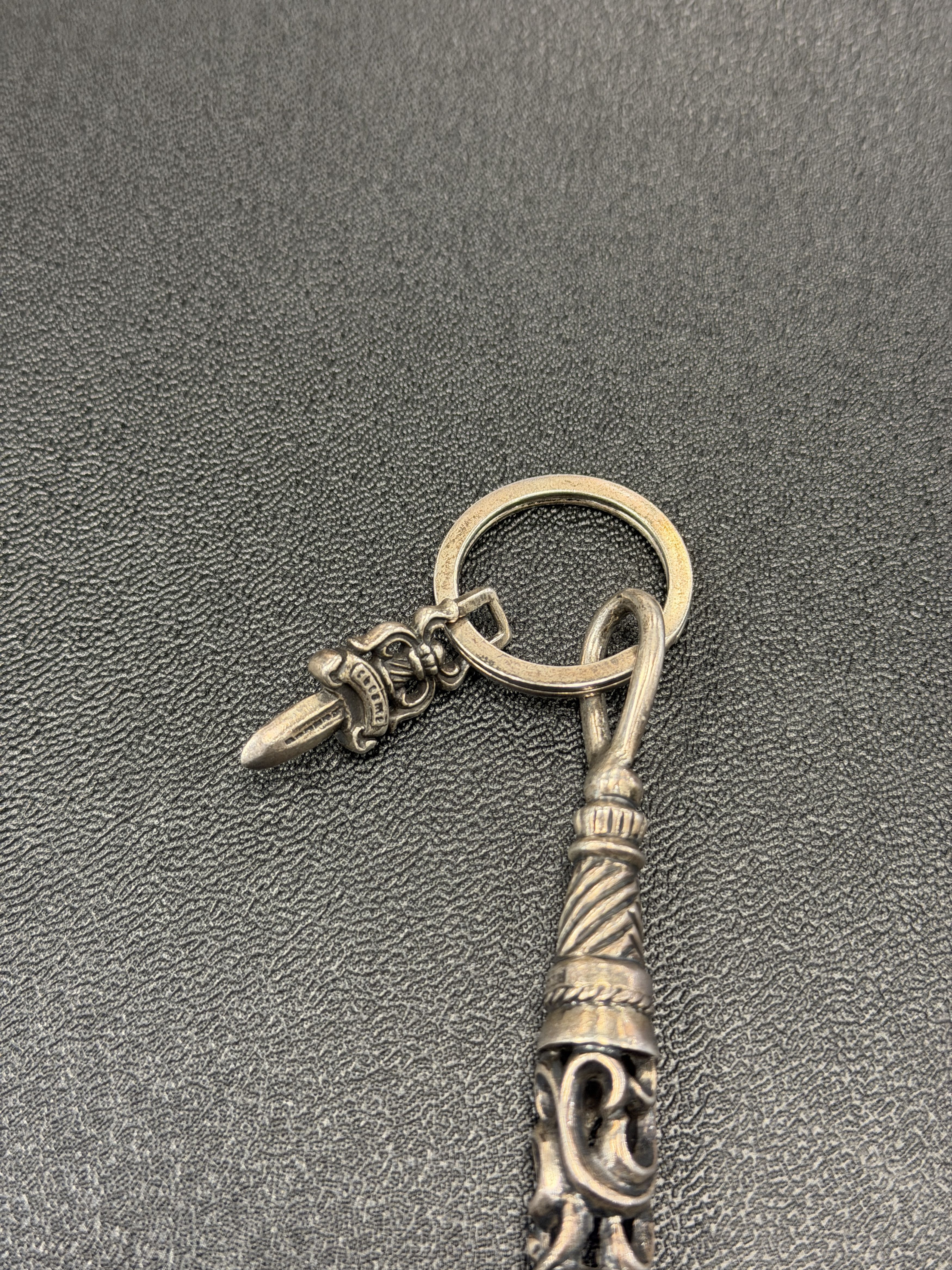 Chrome Hearts Chrome Hearts Silver Roller Link and Dagger Keychain Size ONE SIZE - 5 Thumbnail