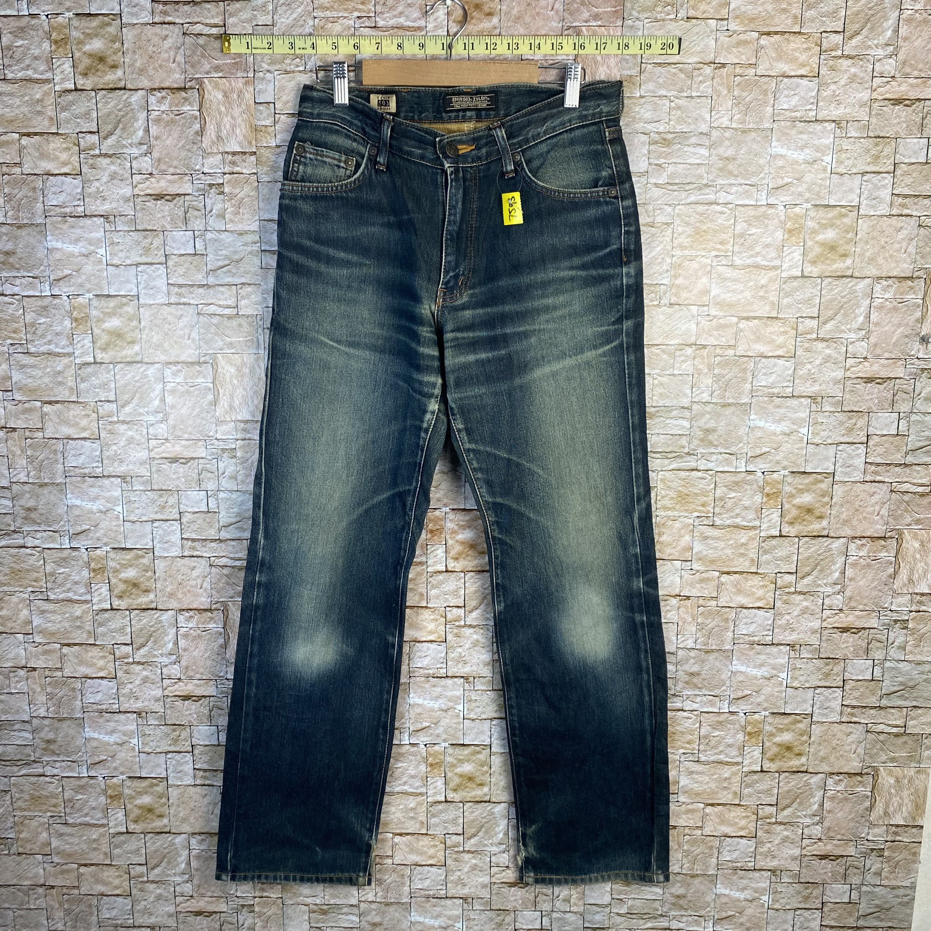 Edwin Edwin Blue vintage Denim Pants #7593 Size US 29 - 1 Thumbnail
