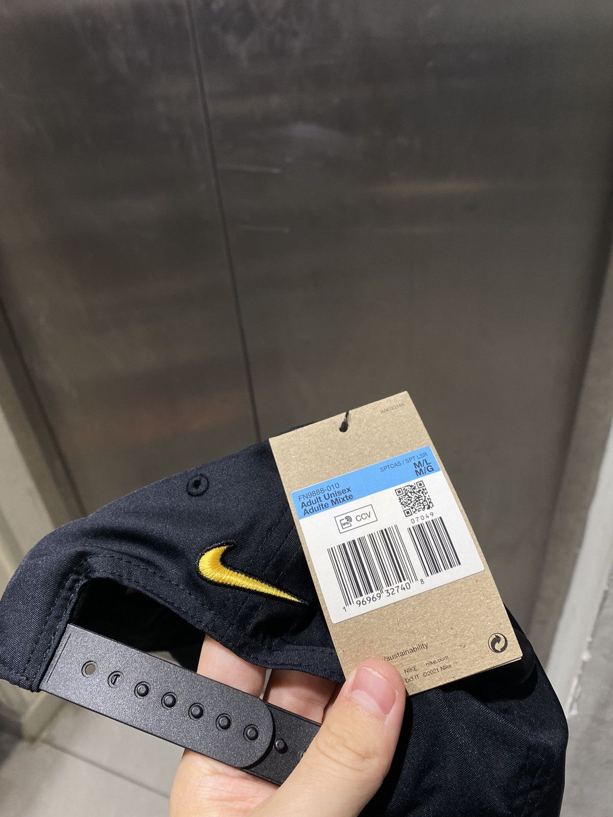 Nike × Vintage Nike TN Cap Nike Tn nylon cap Drill cap tn NEW os Size ONE SIZE - 3 Thumbnail
