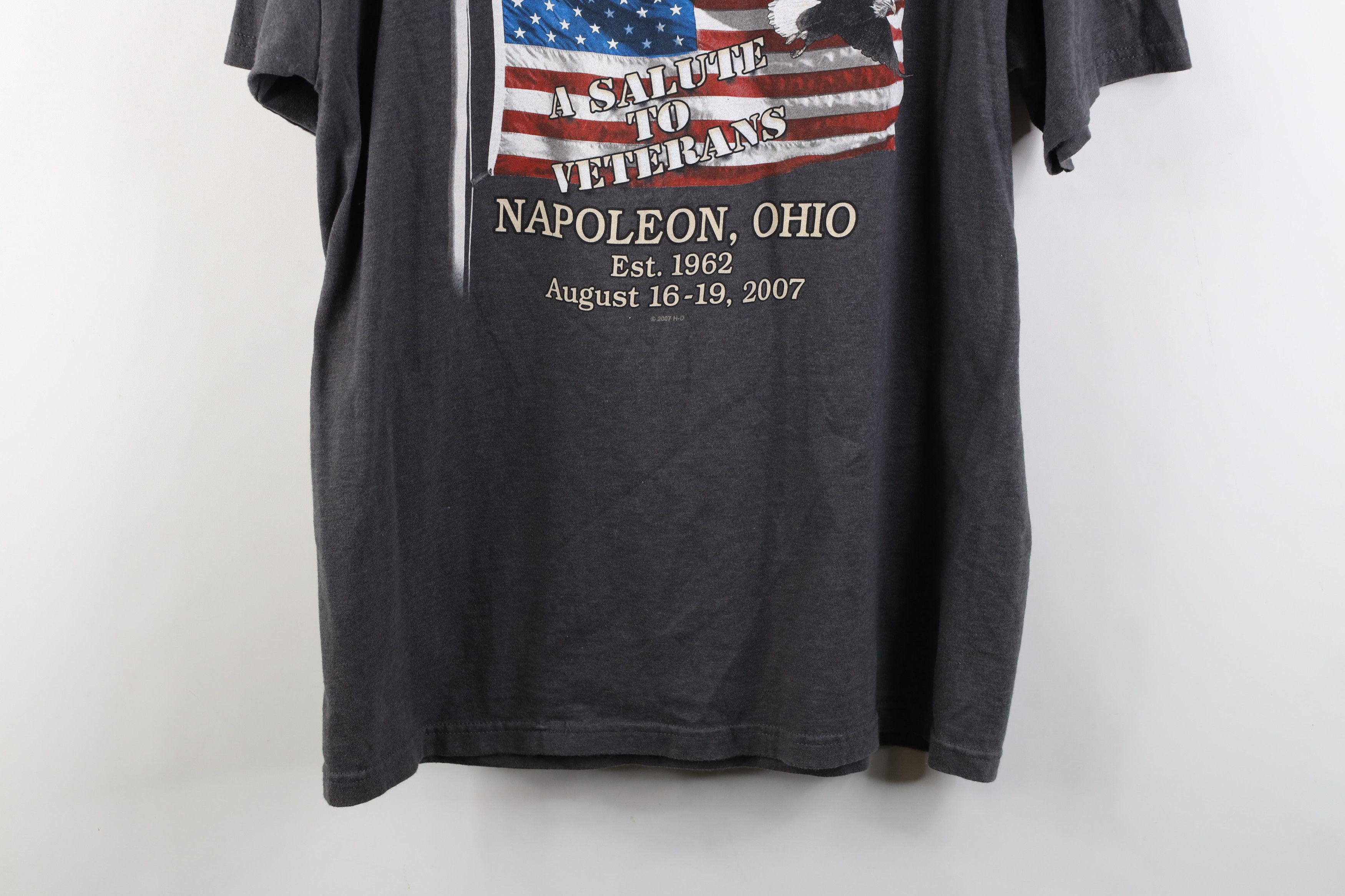 Harley Davidson Vintage Y2K Harley Davidson Ride of Pride T-Shirt Gray USA Size US L / EU 52-54 / 3 - 15 Thumbnail