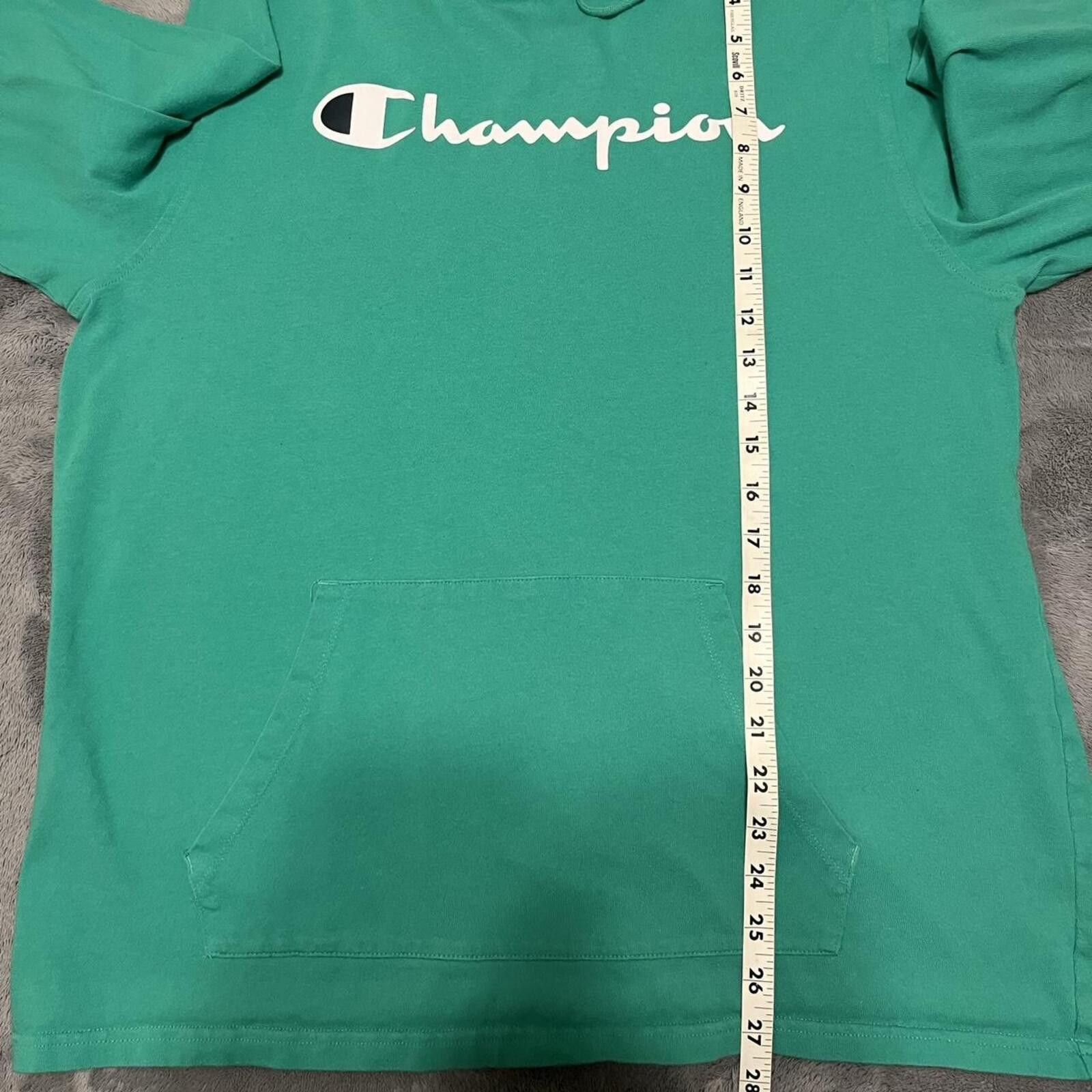 Champion Champions Authentic Outerwear Green Hoodie Size US L / EU 52-54 / 3 - 4 Thumbnail