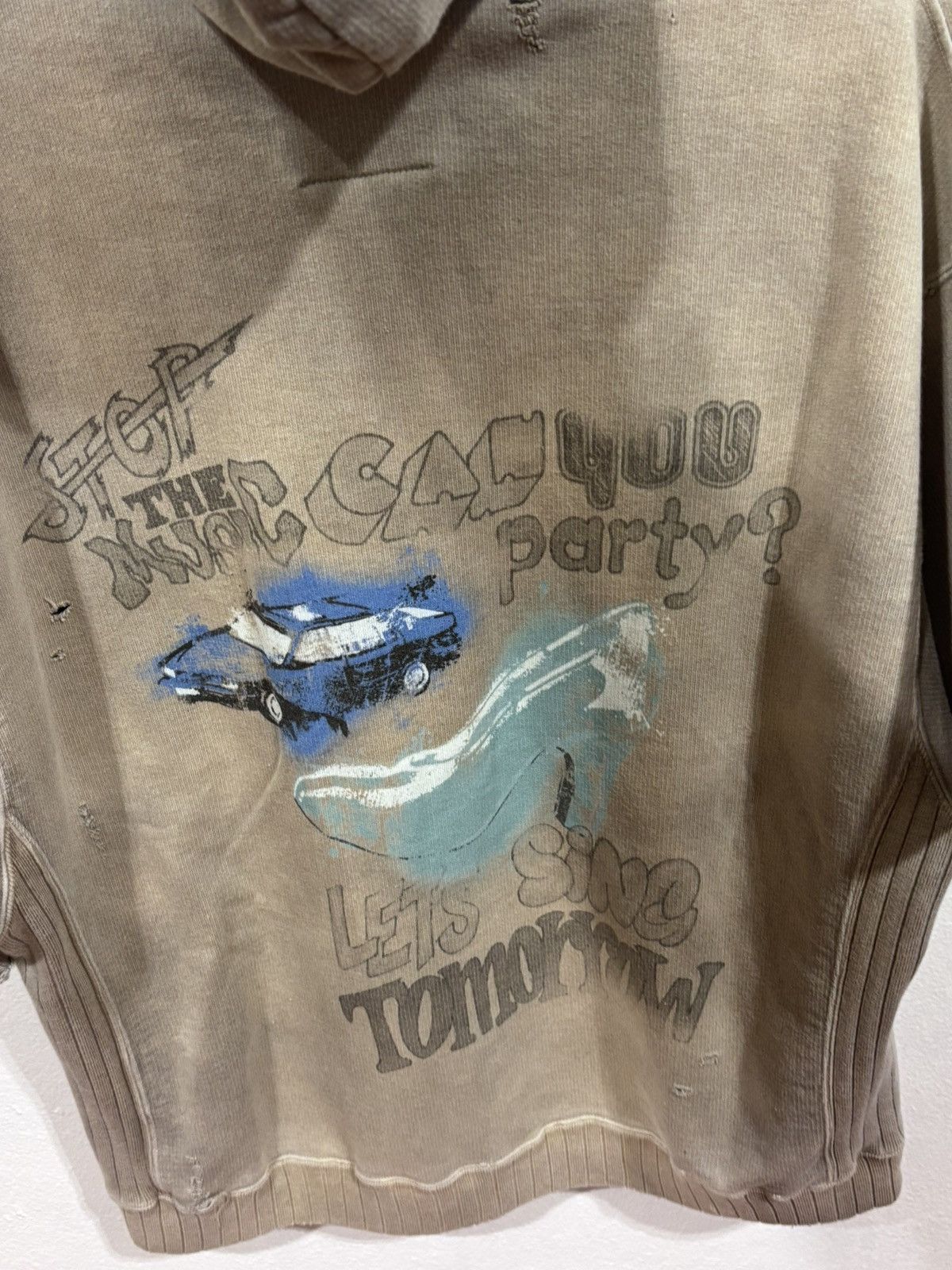 Maison MIHARA YASUHIRO Maison Mijara Yasuhiro Vintage Short Sleeve Hoodie Size US L / EU 52-54 / 3 - 6 Thumbnail