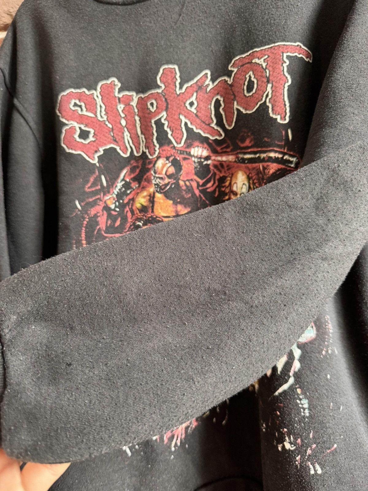 Band Tees Rare Vintage 00s Slipknot Numetal Band Tee Hoodie M Black Size US L / EU 52-54 / 3 - 6 Thumbnail