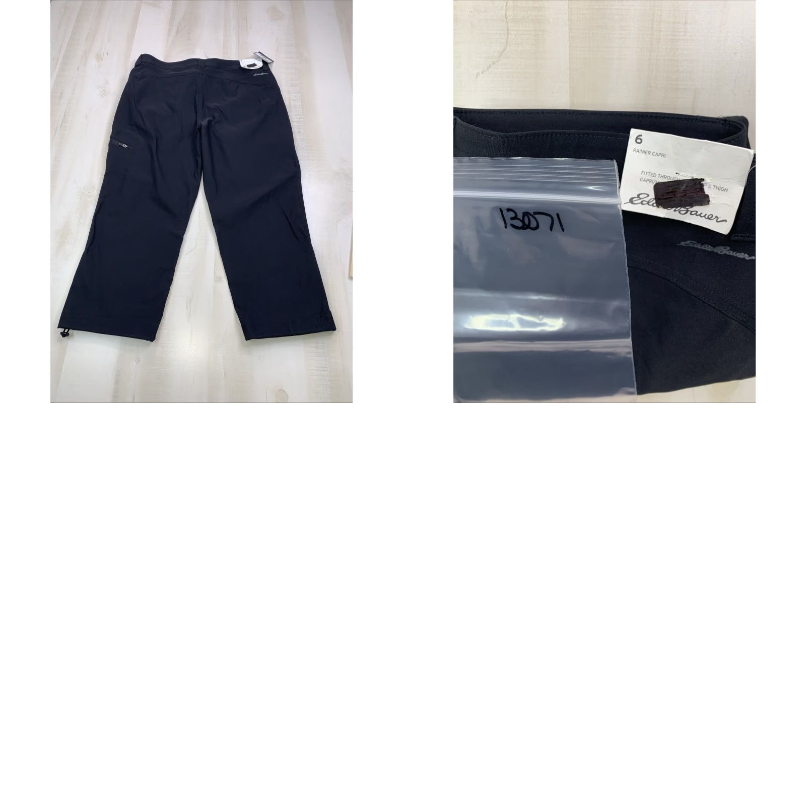 Eddie Bauer VINTAGE Eddie Bauer Rainier Capri Mid Rise UPF 50 Water Resistance Stretch Womens 6 NWT Size ONE SIZE - 9 Thumbnail