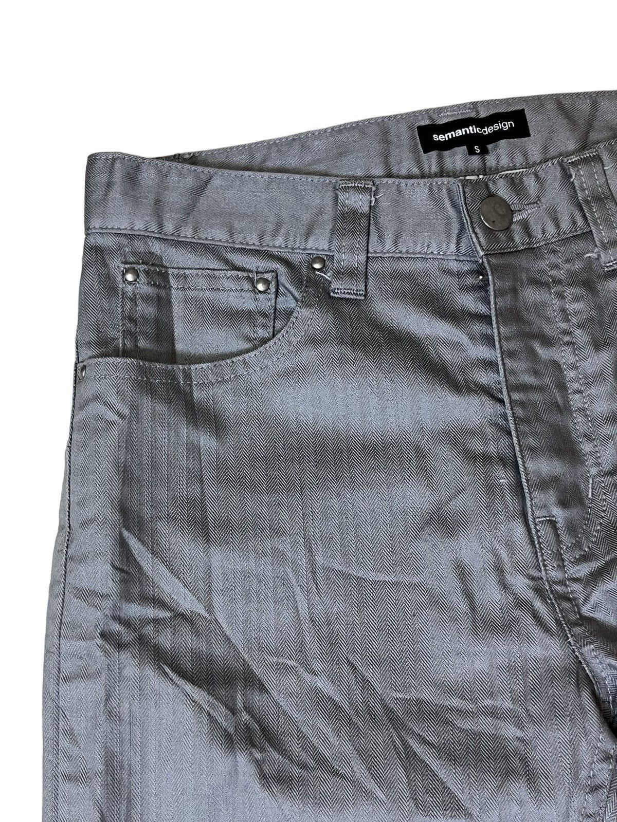 semanticdesign ARCHIVE JAPANESE BRAND SEMANTIC DESIGN SKINNY FIT JEANS Size US 29 - 5 Thumbnail
