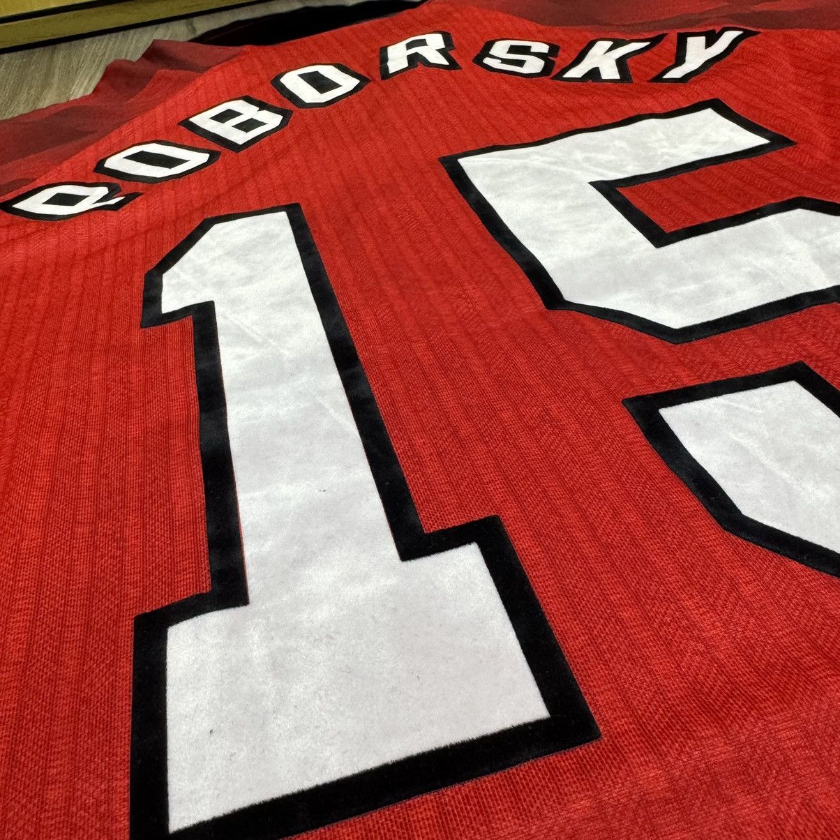Umbro Manchester united 96/98 L/S home shirt #15 Poborsky Size US L / EU 52-54 / 3 - 6 Thumbnail