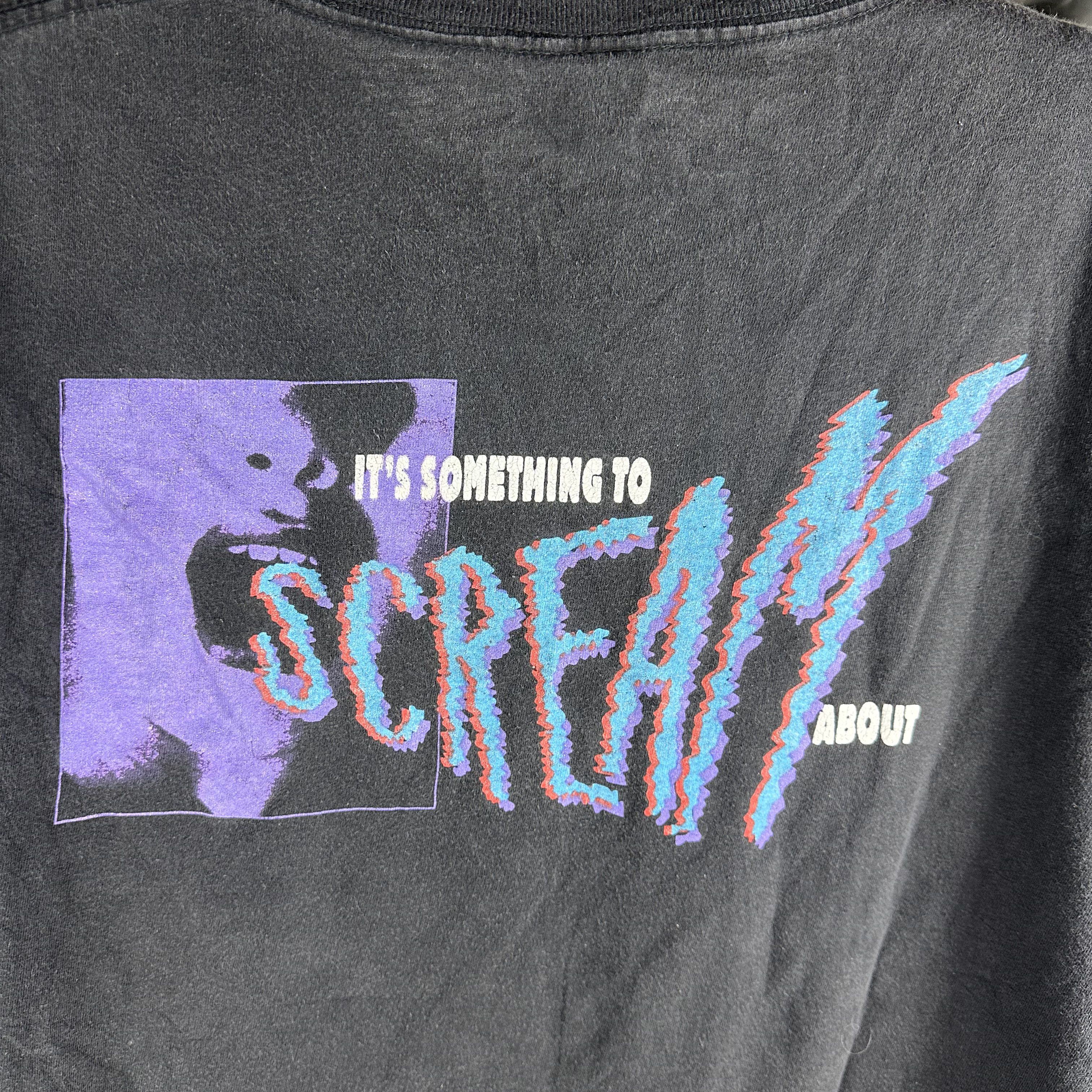 Vintage Vintage 90s Rebel Yell 101 Something To Scream About T-shirt Size US L / EU 52-54 / 3 - 5 Thumbnail