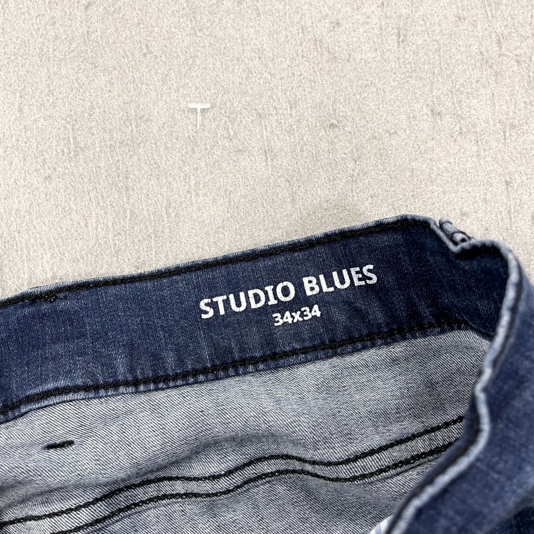 Vintage Mugsy Jeans Mens 34x34 Blue Stretch Casual Cotton Blend Denim Comfy Size US 34 / EU 50 - 5 Thumbnail