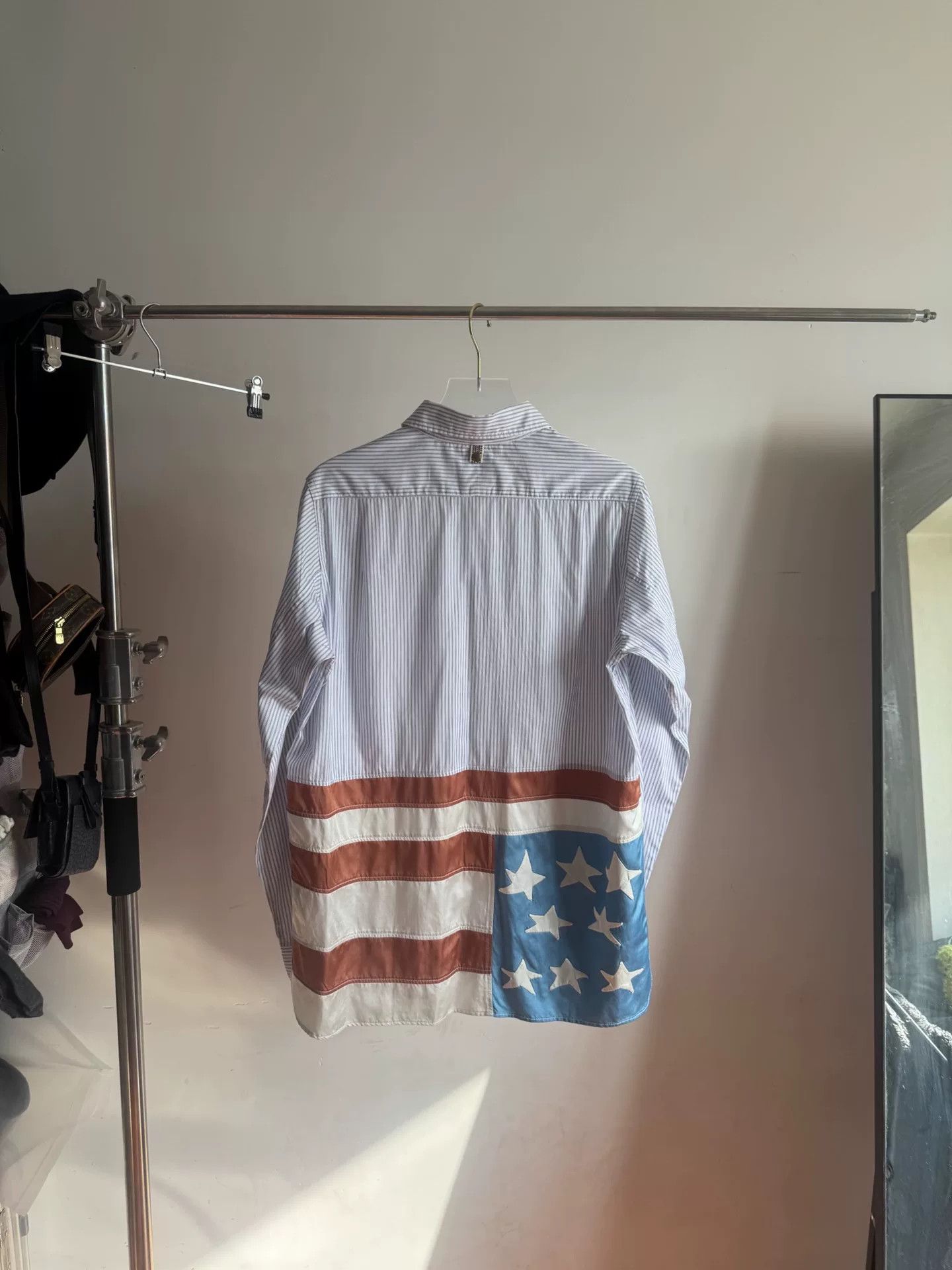 Visvim Visvim Satin Star Flag Shirt Size US L / EU 52-54 / 3 - 1 Thumbnail