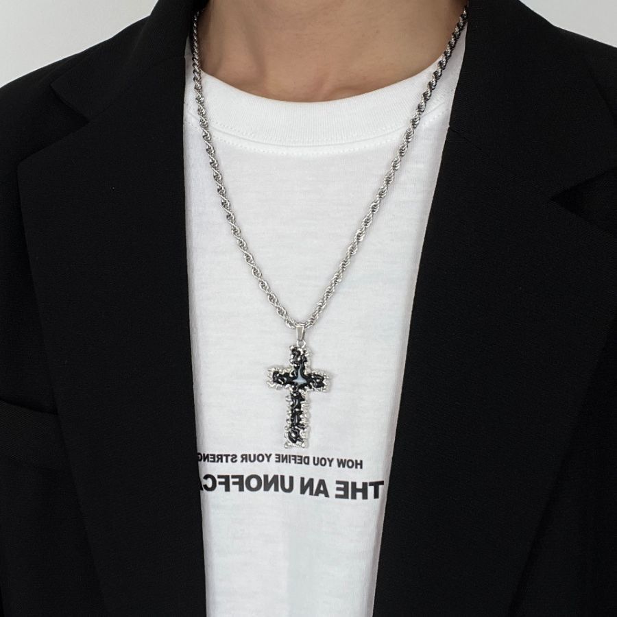 Other Cross Hip-hop STEAL! Y2K Chains Necklace Chain Size ONE SIZE - 4 Thumbnail