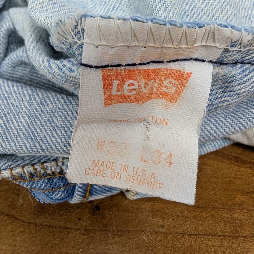 Levi's × Vintage Vintage USA Made Levi's 506 Lightwash Denim Jeans Size US 29 - 2 Thumbnail