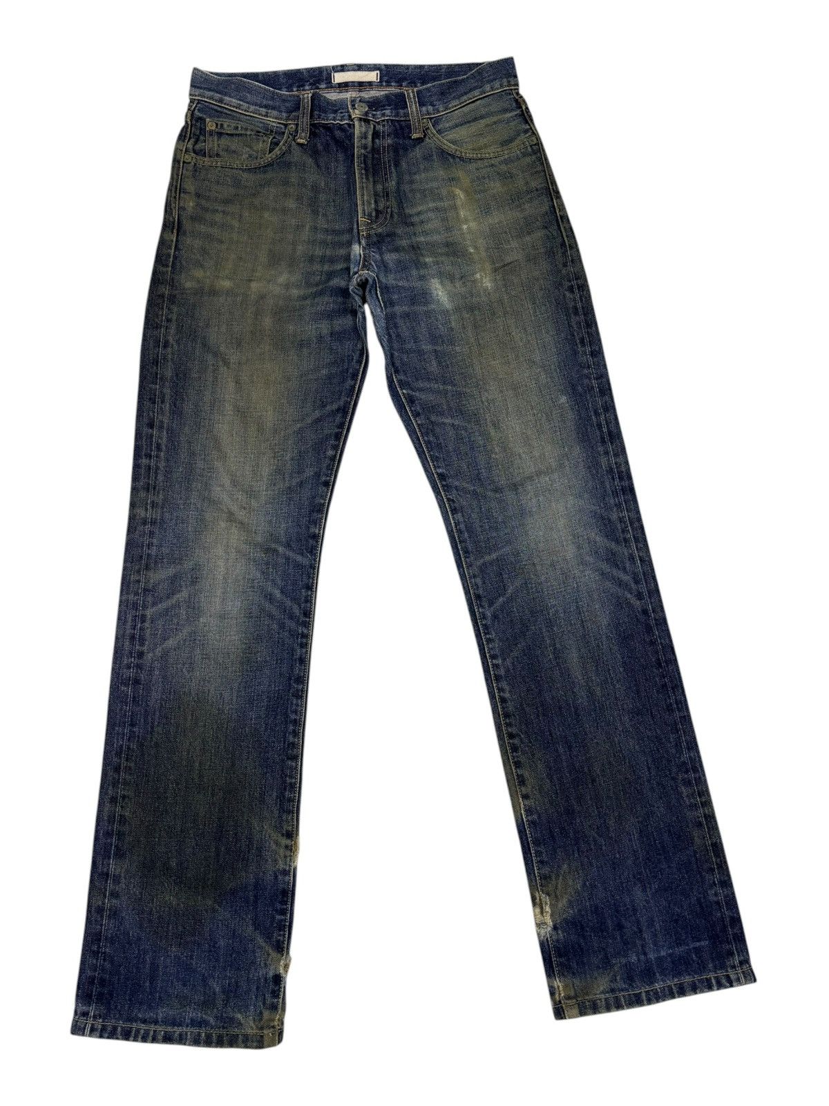 Undercover × Uniqlo Vintage Uniqlo Japan Mud Wash Distressed Denim Jeans Size US 31 - 2 Thumbnail