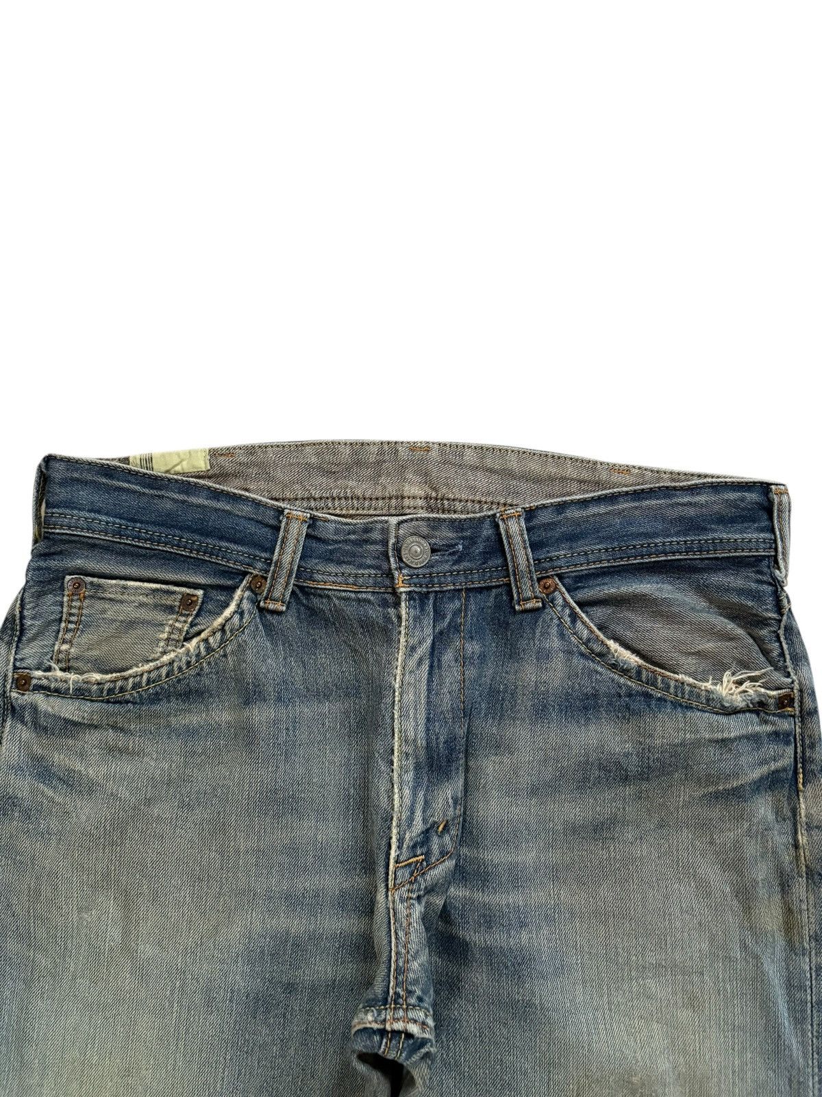 Japanese Brand Vintage Japanese Brand Faded Rusty Wash Distress Baggy Jeans Size US 34 / EU 50 - 4 Thumbnail
