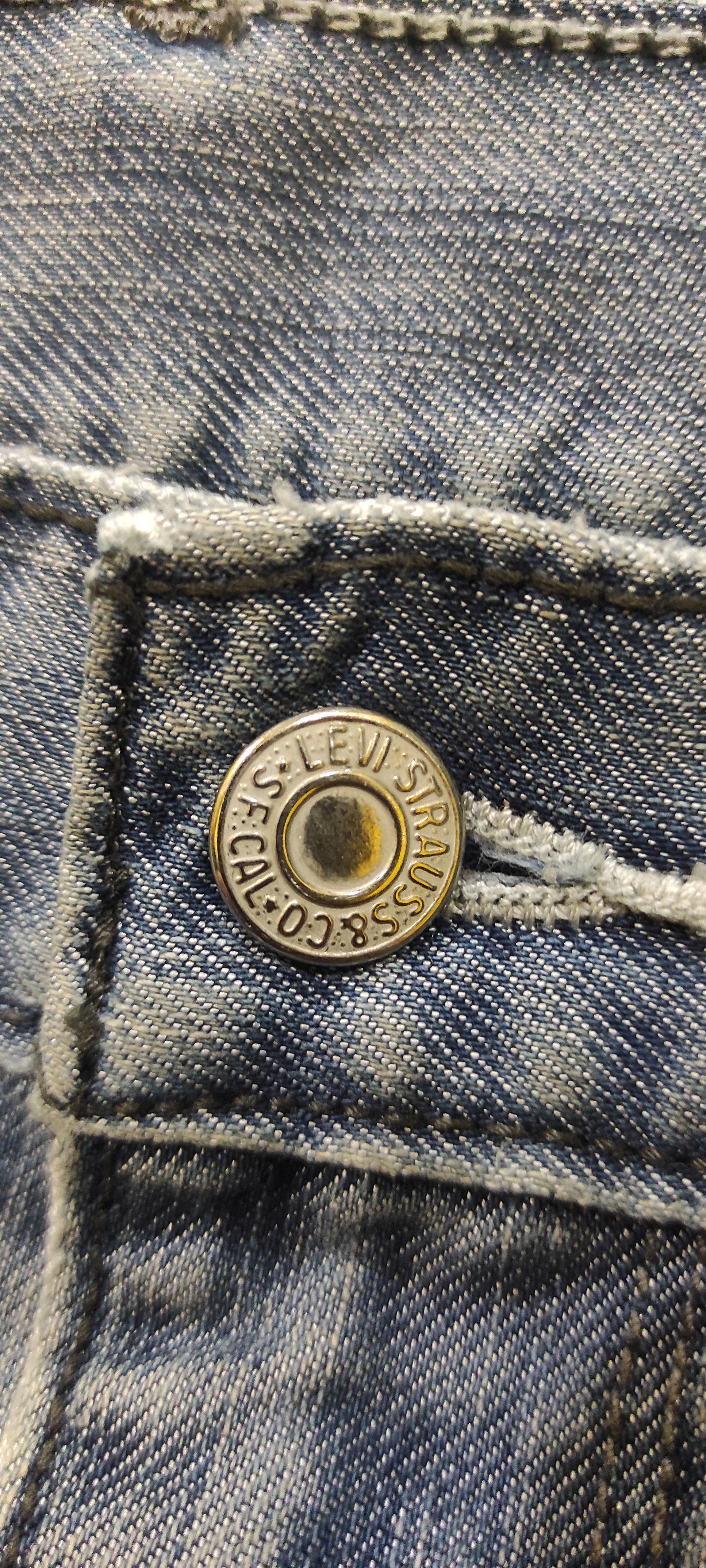 Levi's Vintage Levis 527 Distressed Boot Cut Jeans Size US 38 / EU 54 - 6 Thumbnail