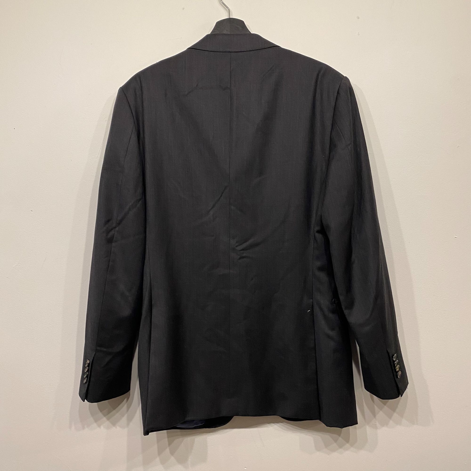 Suitsupply Suitsupply Napoli Black Dark Grey Two Button Suit Jacket Siz Size 40L - 4 Thumbnail