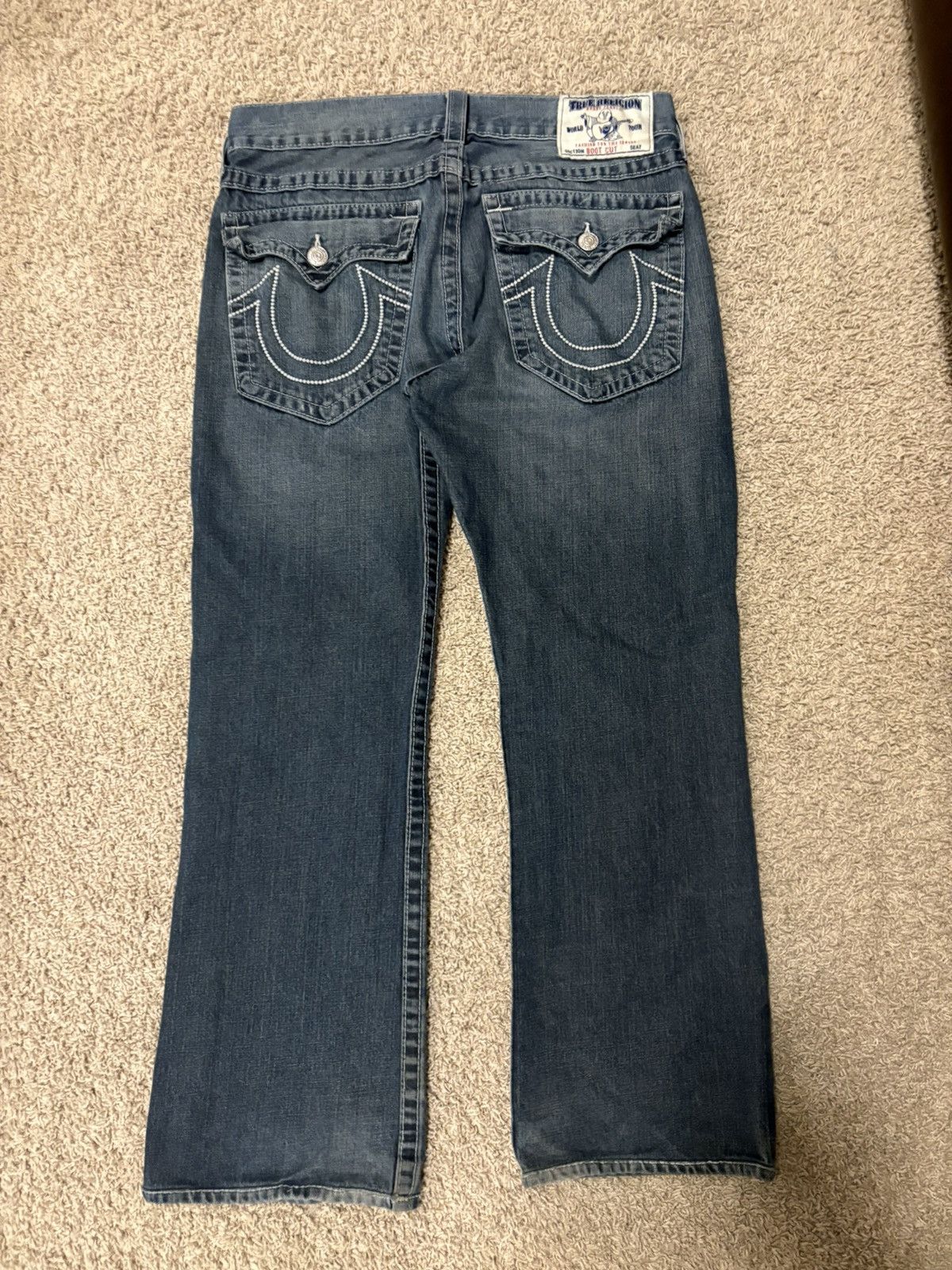 True Religion Dark Blue Flared True Religions Size US 34 / EU 50 - 1 Thumbnail