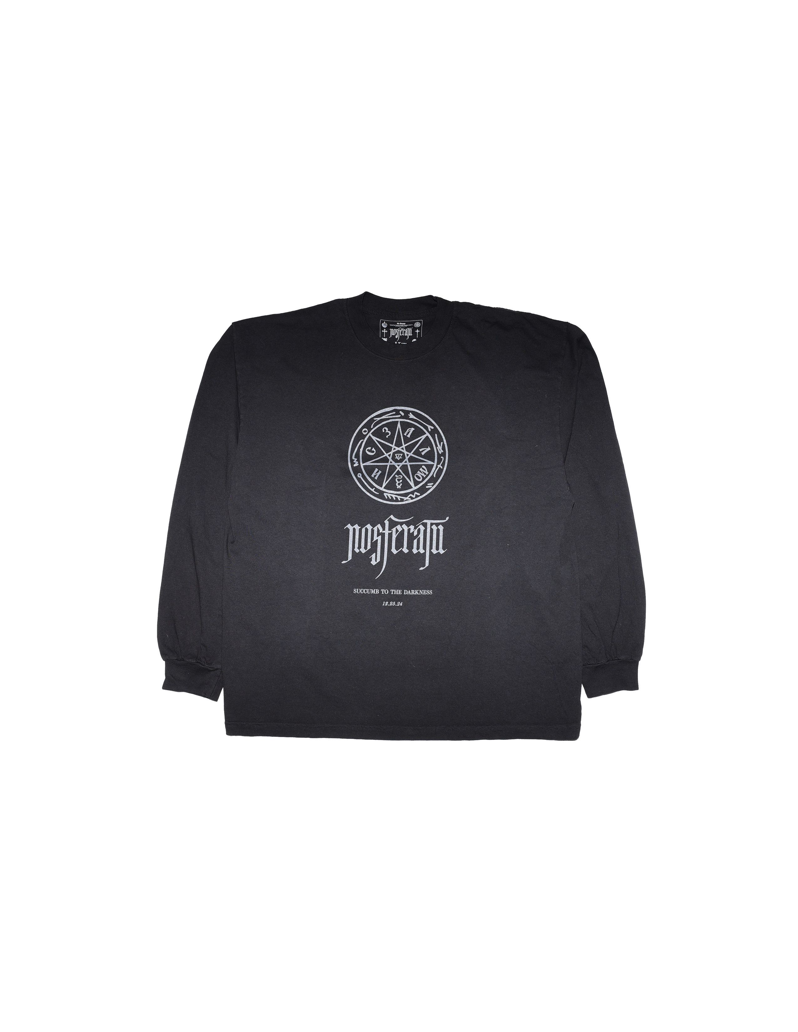 Los Angeles Apparel Nosferatu Count Orlok Sigil Long Sleeve Tee by Cinegogoue Size US XL / EU 56 / 4 - 1 Thumbnail