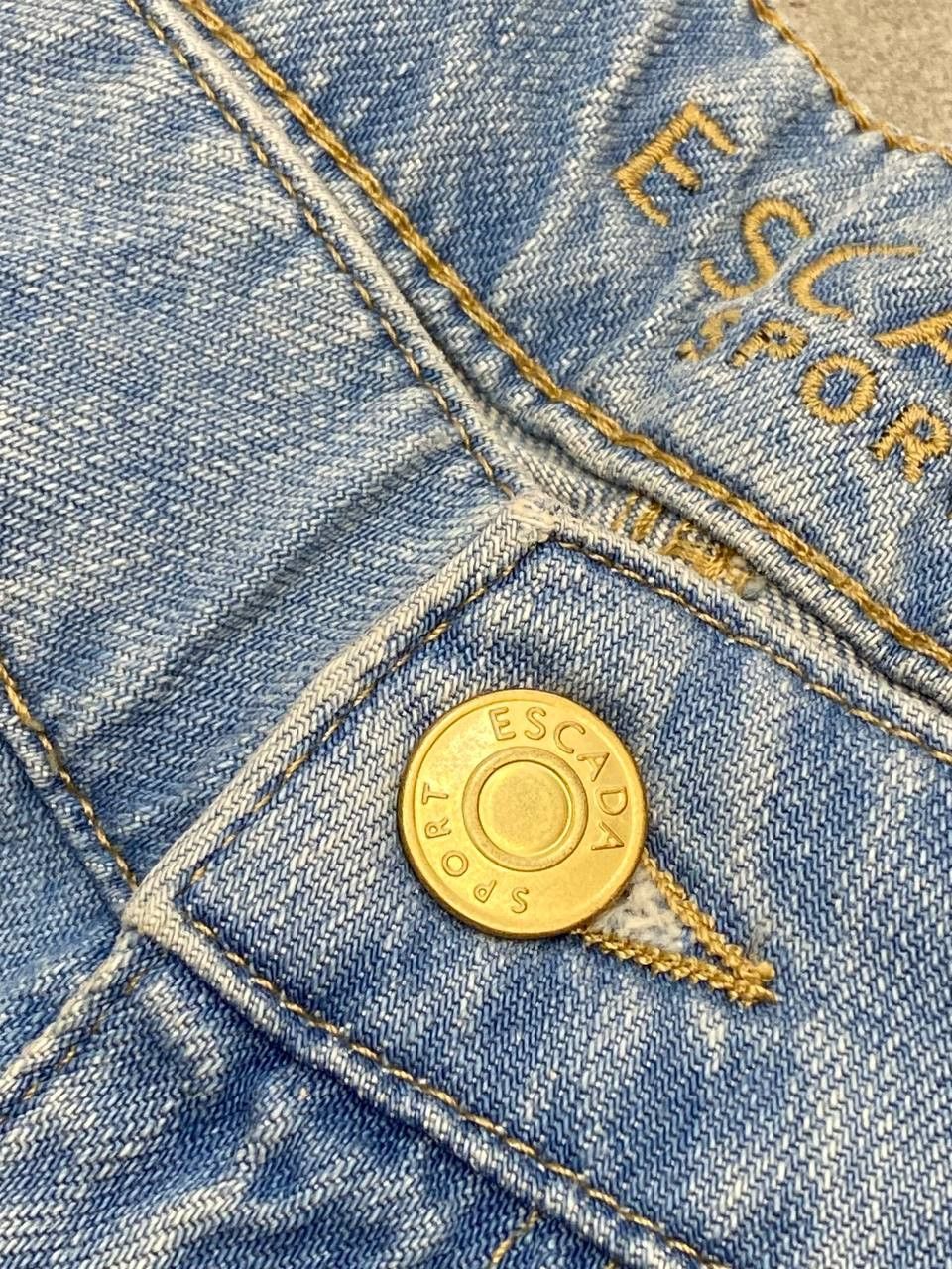 Escada Escada Sport Sexy Boyfriend Embroidered Hearts Denim Pants Size 28" / US 6 / IT 42 - 12 Thumbnail