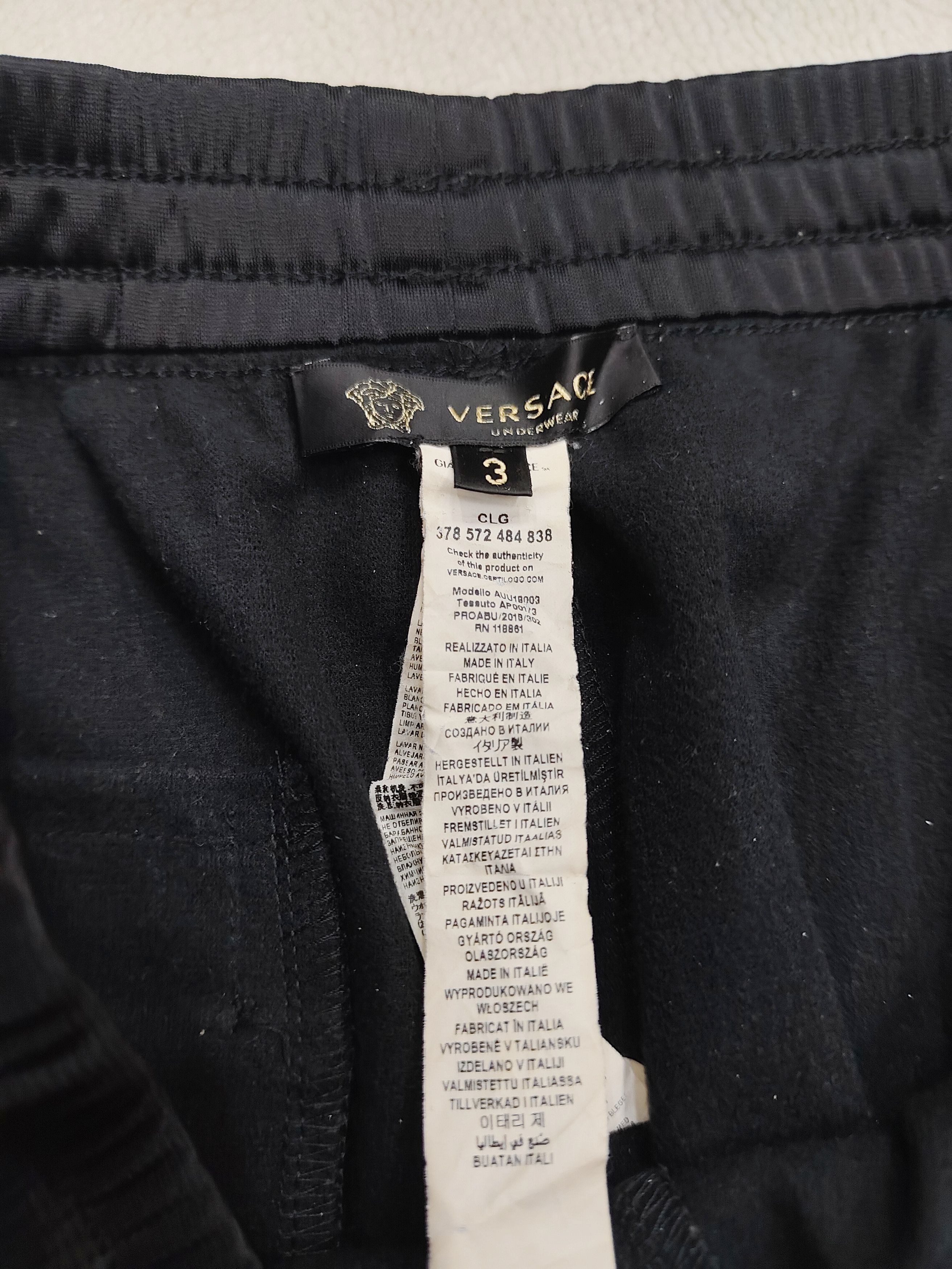 Versace 🇮🇹 Versace Gym Logo Side Striped Snap Tapped Track Pants Size US 30 / EU 46 - 8 Thumbnail