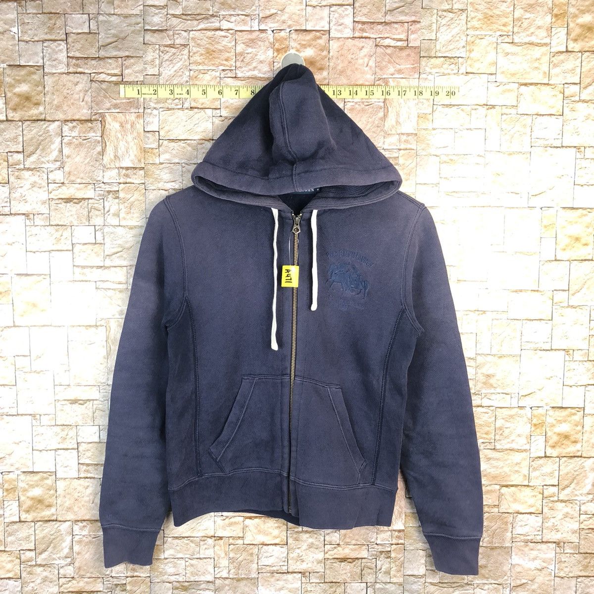 Ralph Lauren RL Ralph Lauren faded Blue vintage sweater Hoddie #A471 Size S / US 4 / IT 40 - 1 Thumbnail