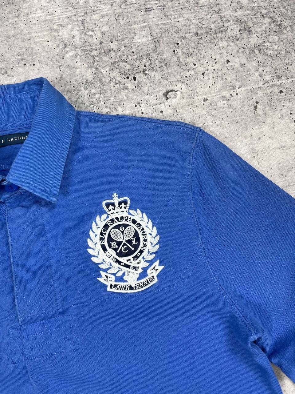 Polo Ralph Lauren × Vintage Vintage Ralph Lauren Blue Big Logo Y2K Longsleeve Sweatshirt Size US S / EU 44-46 / 1 - 9 Thumbnail