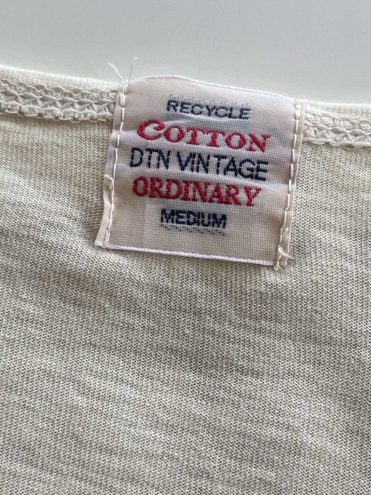 Ordinary Fits Vintage Recycle Cotton Ordinary Distressed Sunfaded Shirt Size US M / EU 48-50 / 2 - 8 Thumbnail