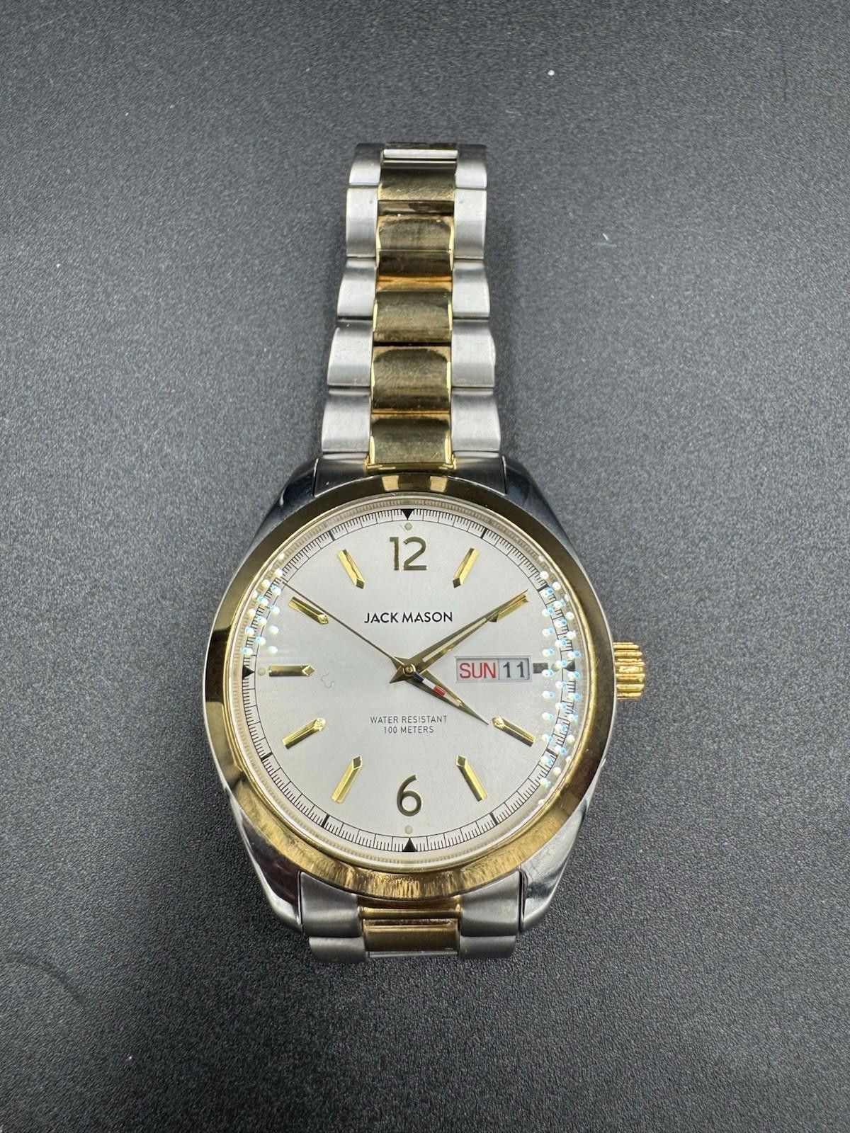 Other Jack Mason Men's Canton Two Tone Watch Texas Designed Gold M Size ONE SIZE - 5 Thumbnail