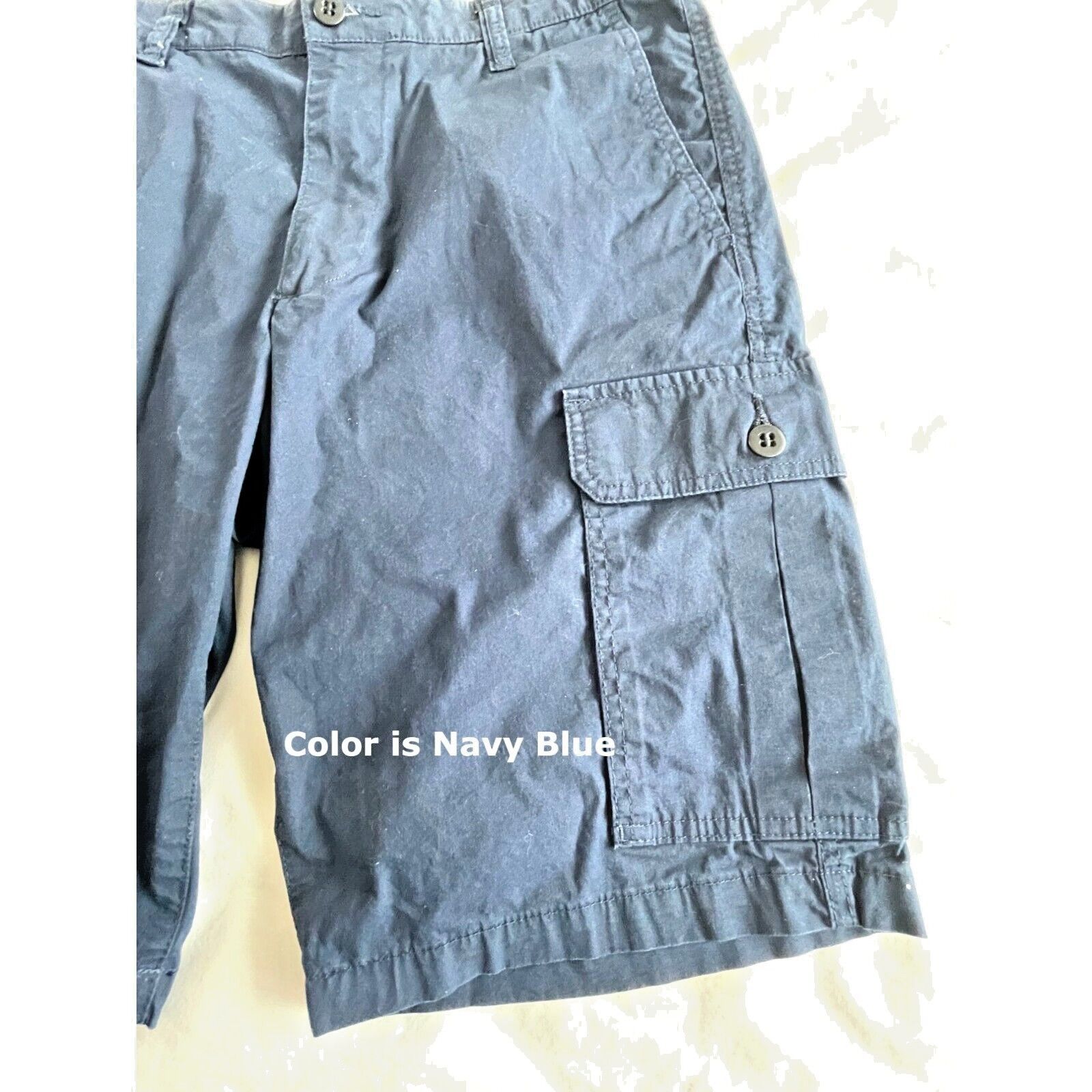 Dockers Dockers Men’s Cargo Shorts Color-Navy Blue Size-32 Size US 32 / EU 48 - 2 Thumbnail