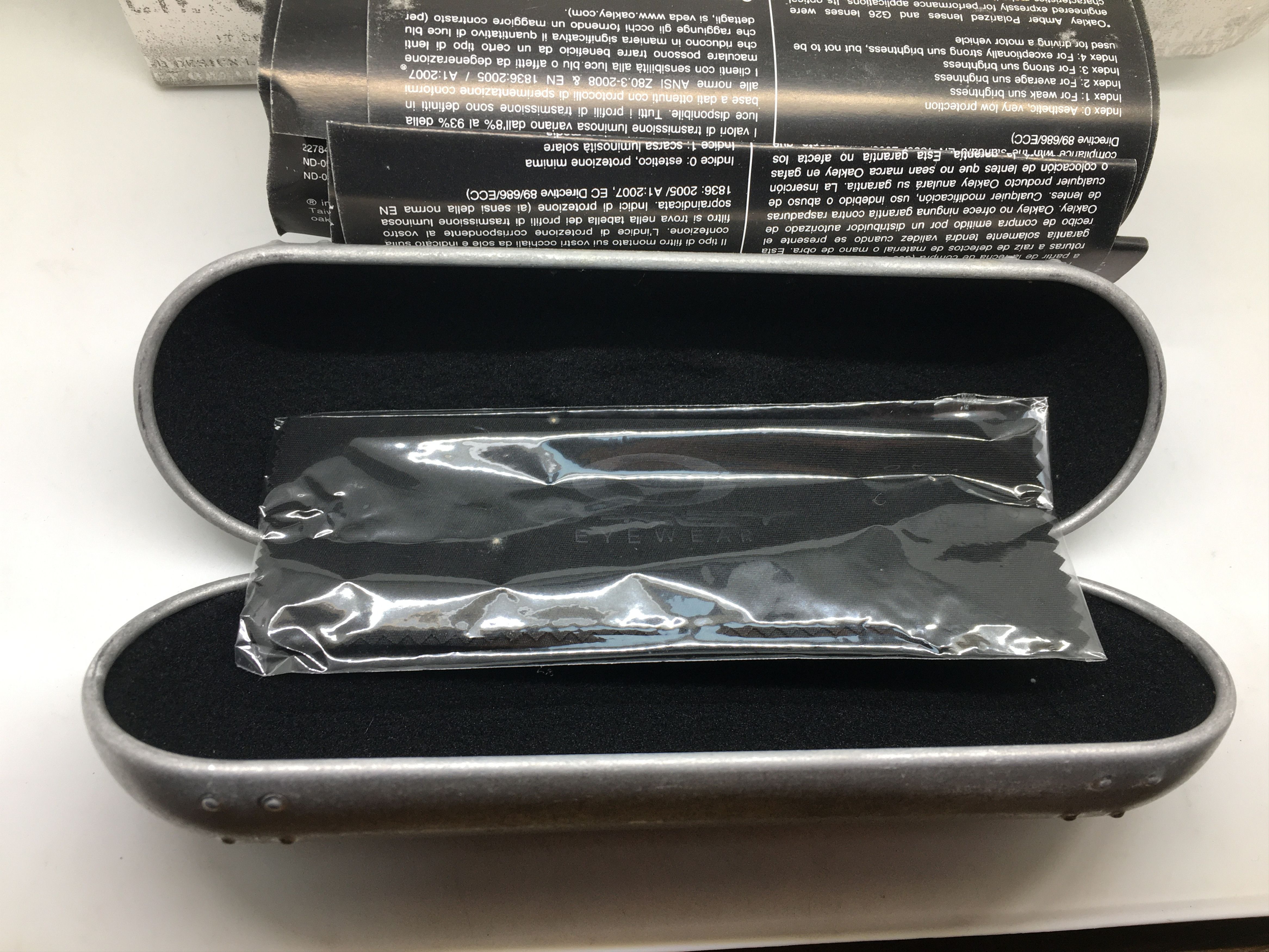 Oakley OAKLEY BOOMSTAND Pewter Half Rim Eyeglasses Size ONE SIZE - 4 Thumbnail