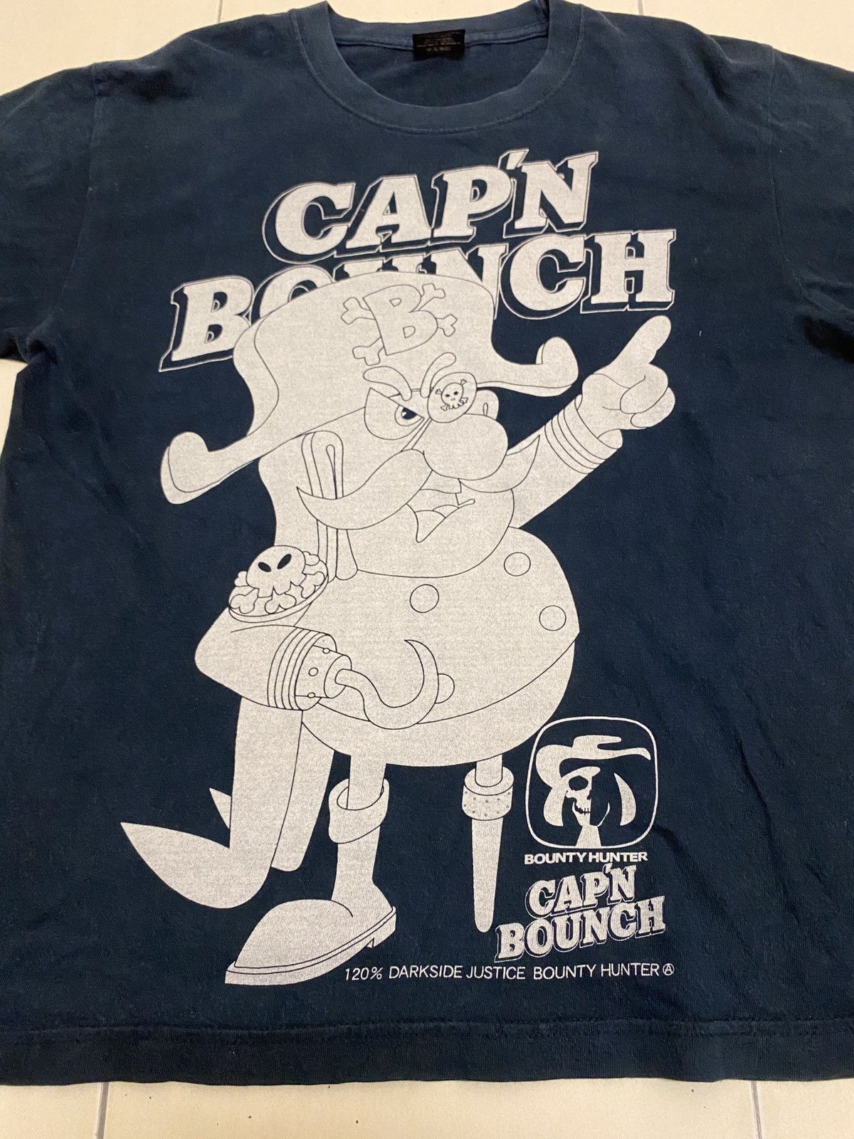 Bounty Hunter × Japanese Brand Bounty Hunter Cap'n Bounch Tshirt Size US M / EU 48-50 / 2 - 3 Thumbnail